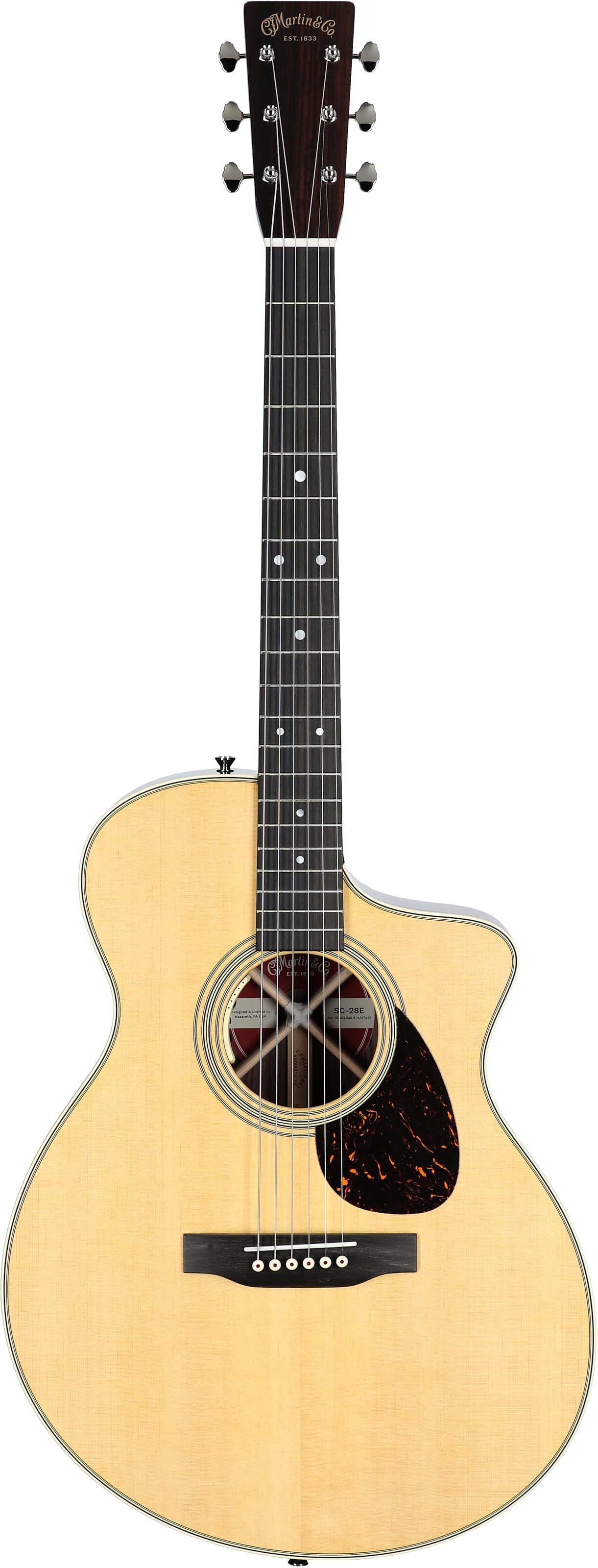 Martin SC-28E Acoustic-Electric Guitar, New, Serial Number M2905409, Full Straight Front
