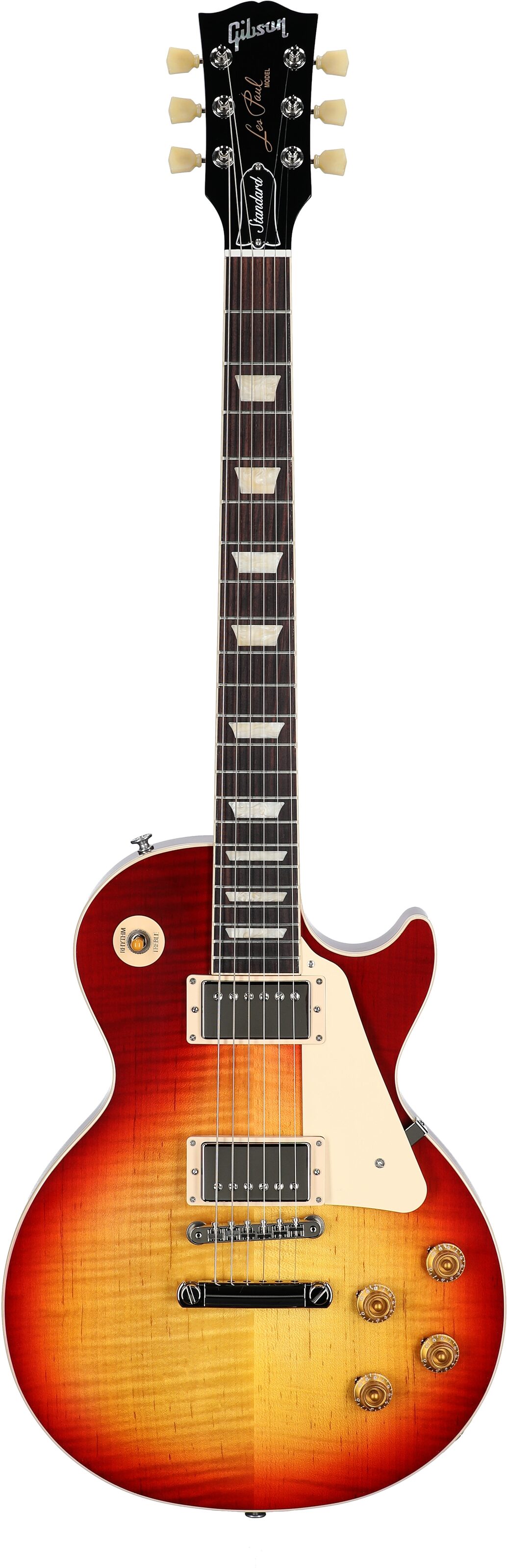 Gibson Exclusive '50s Les Paul Standard AAA Flame Top Electric Guitar (with Case), Heritage Cherry Sunburst, Serial Number 234040195, Full Straight Front