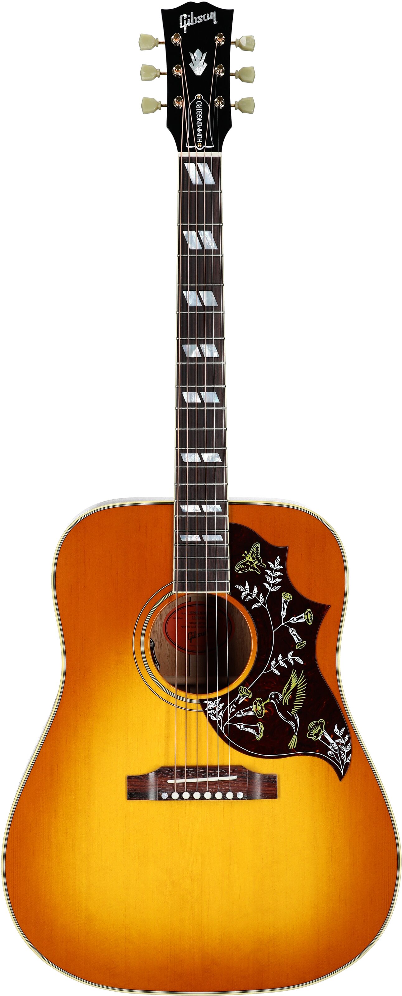 Gibson Hummingbird Original Acoustic-Electric Guitar (with Case), Heritage Cherry Sunburst, Serial Number 23094018, Full Straight Front
