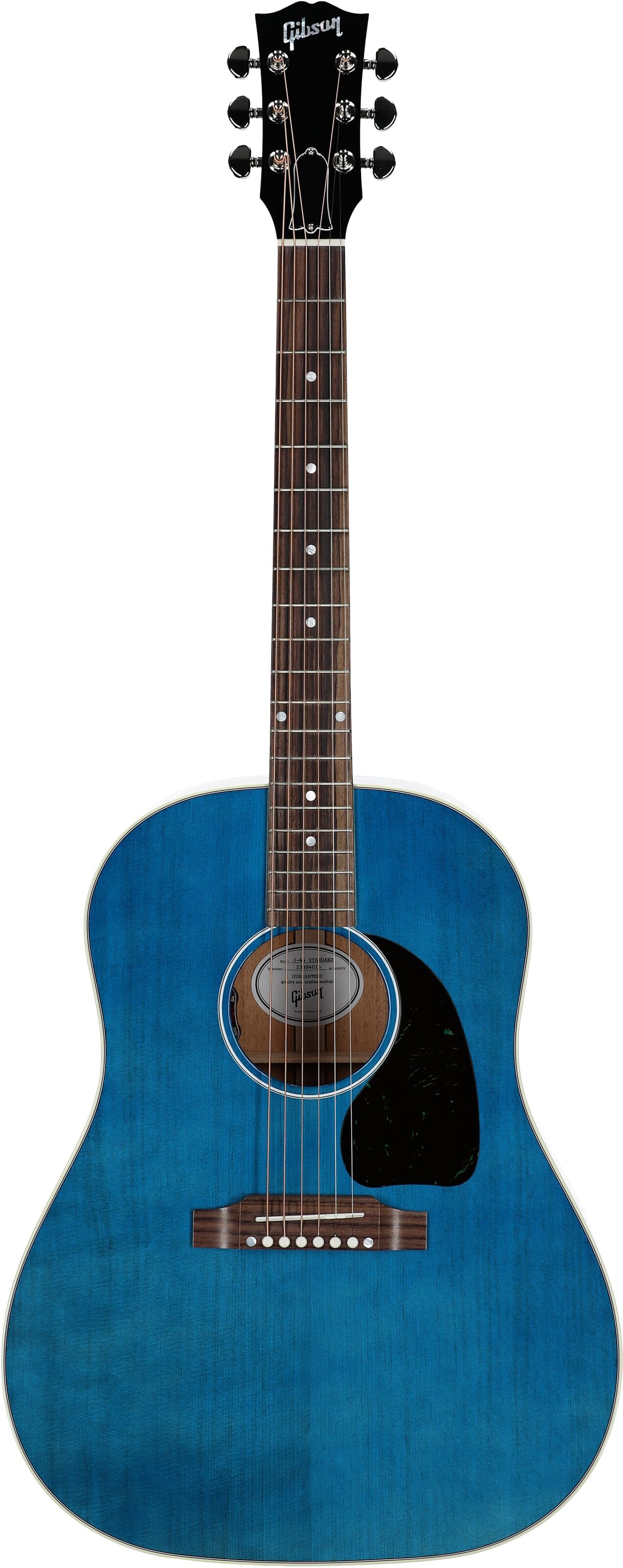 Gibson Limited Edition J-45 Standard Acoustic-Electric Guitar (with Case), Bluebonnet, Serial Number 23384016, Full Straight Front