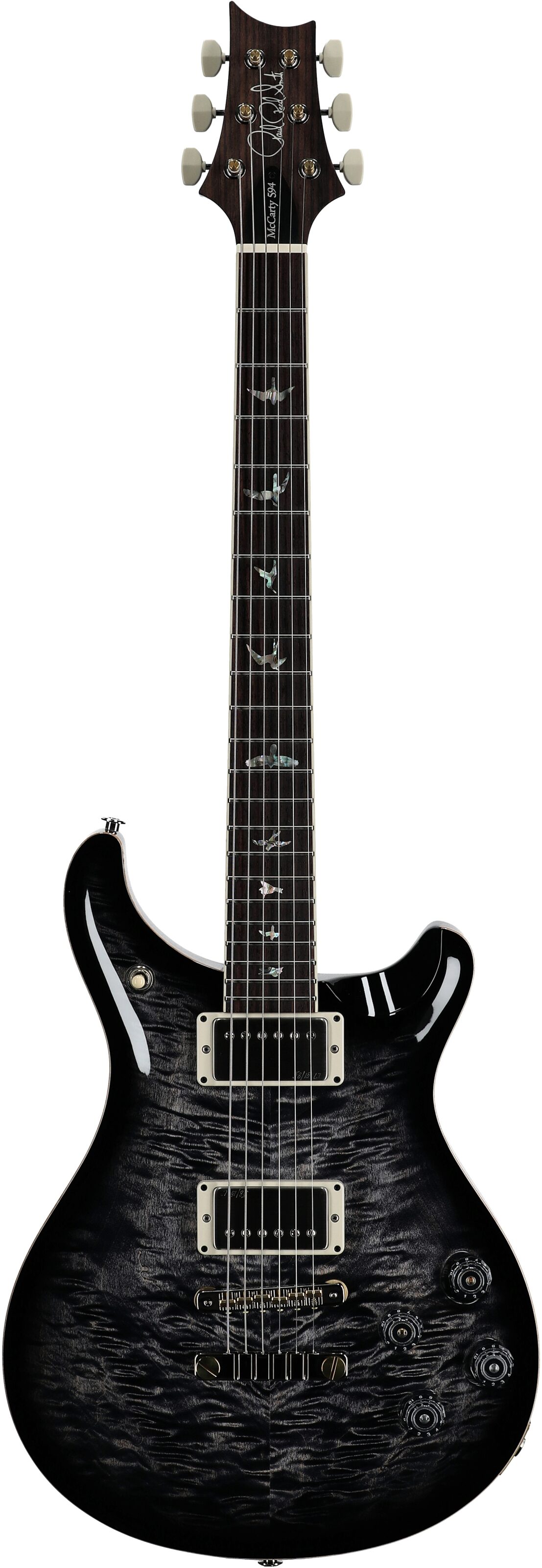 PRS Paul Reed Smith McCarty 594 Electric Guitar (with Case), Charcoal Burst, Serial Number 0394390, Full Straight Front