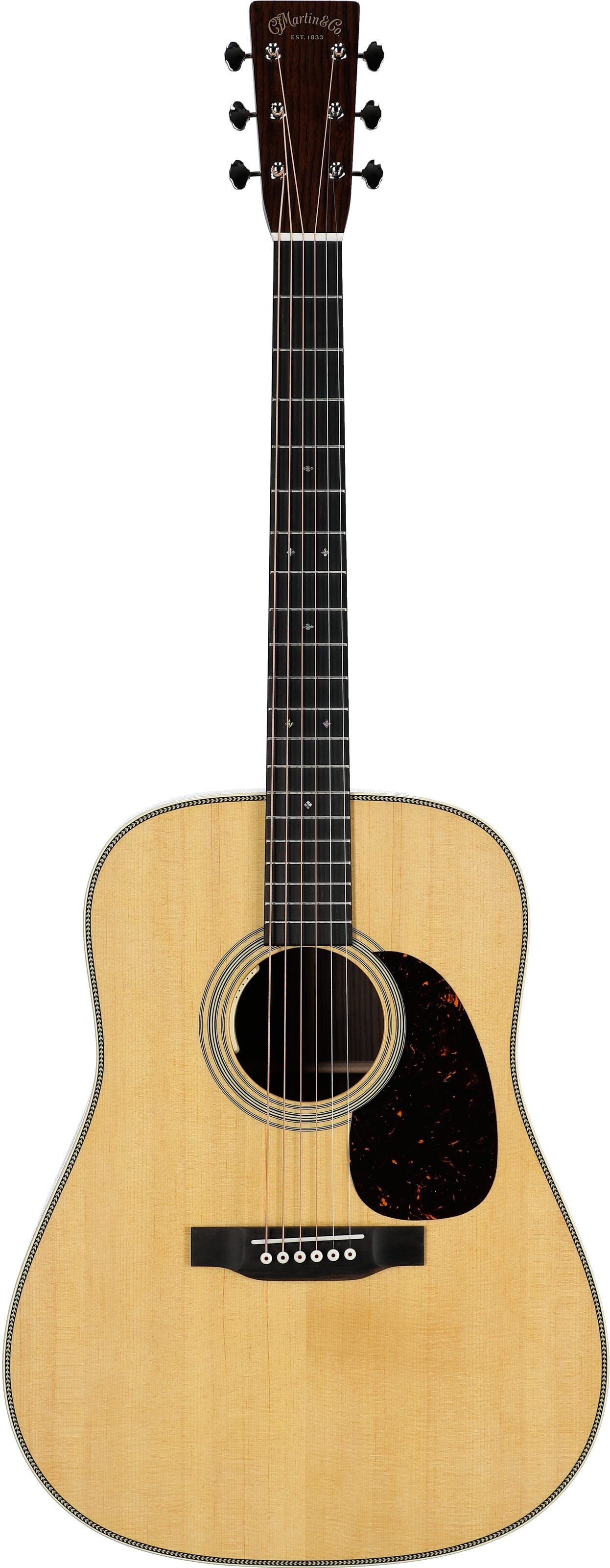 Martin HD-28E LRB Acoustic-Electric Guitar (with Case), Natural, Serial Number M2919057, Full Straight Front