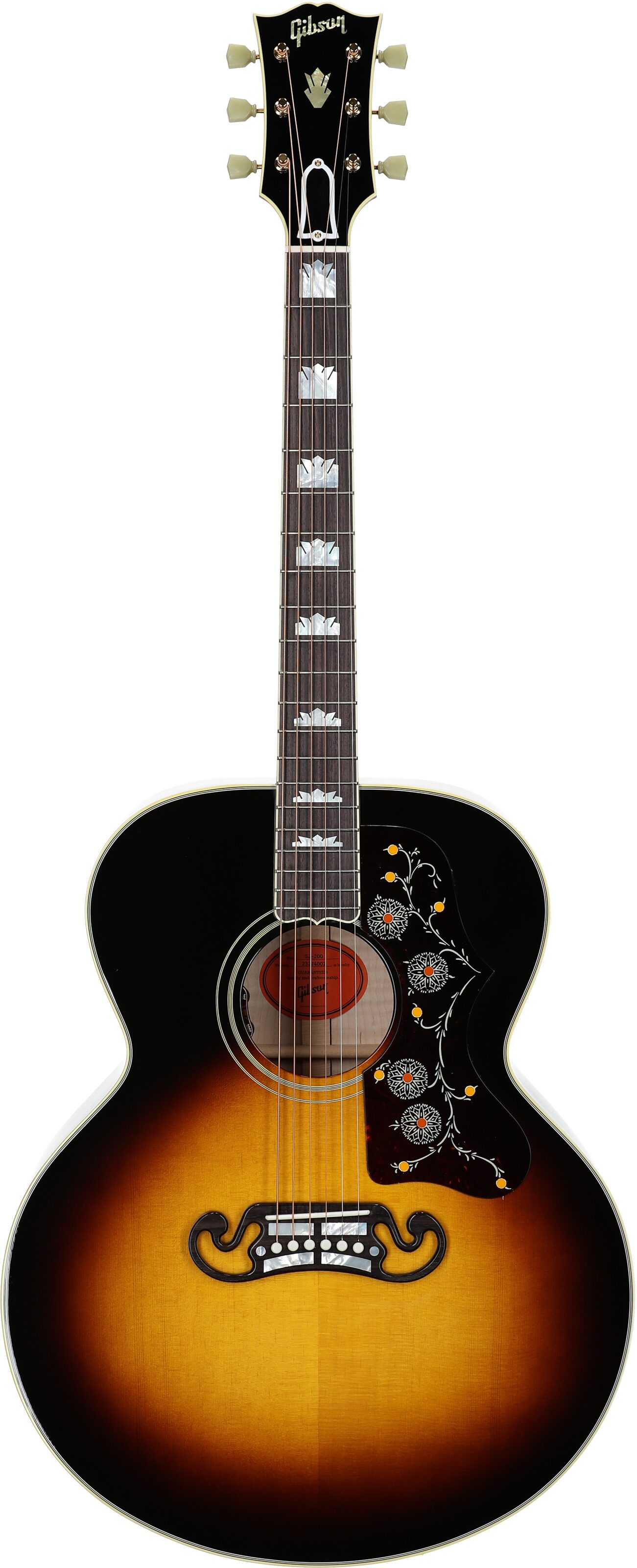 Gibson SJ-200 Original Jumbo Acoustic-Electric Guitar (with Case), Vintage Sunburst, Serial Number 23274007, Full Straight Front