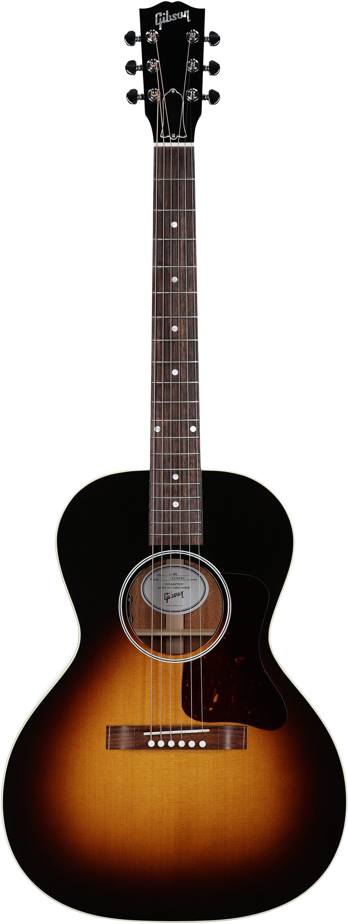 Gibson L-00 Standard Acoustic-Electric Guitar (with Case), Vintage Sunburst, Serial Number 23374083, Full Straight Front