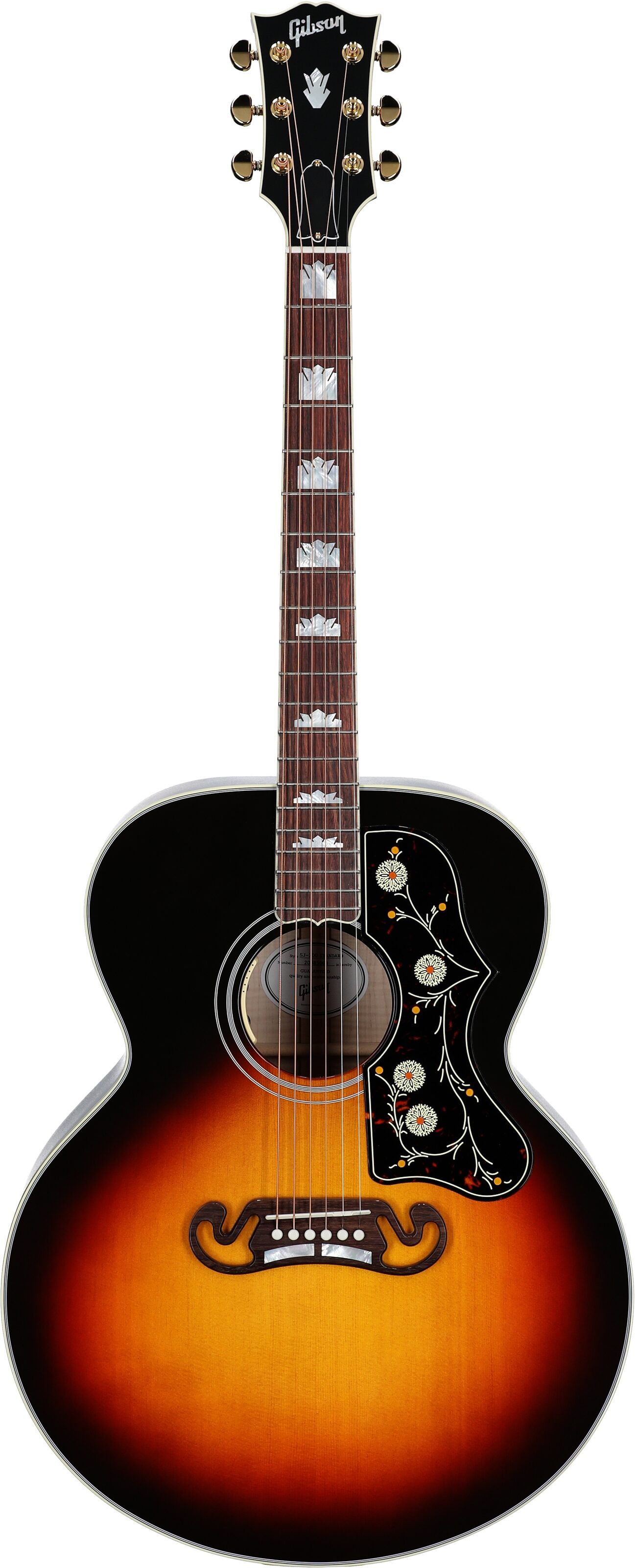 Gibson SJ-200 Standard Maple Jumbo Acoustic-Electric Guitar (with Case), Tri-Burst, Serial Number 20085063, Full Straight Front