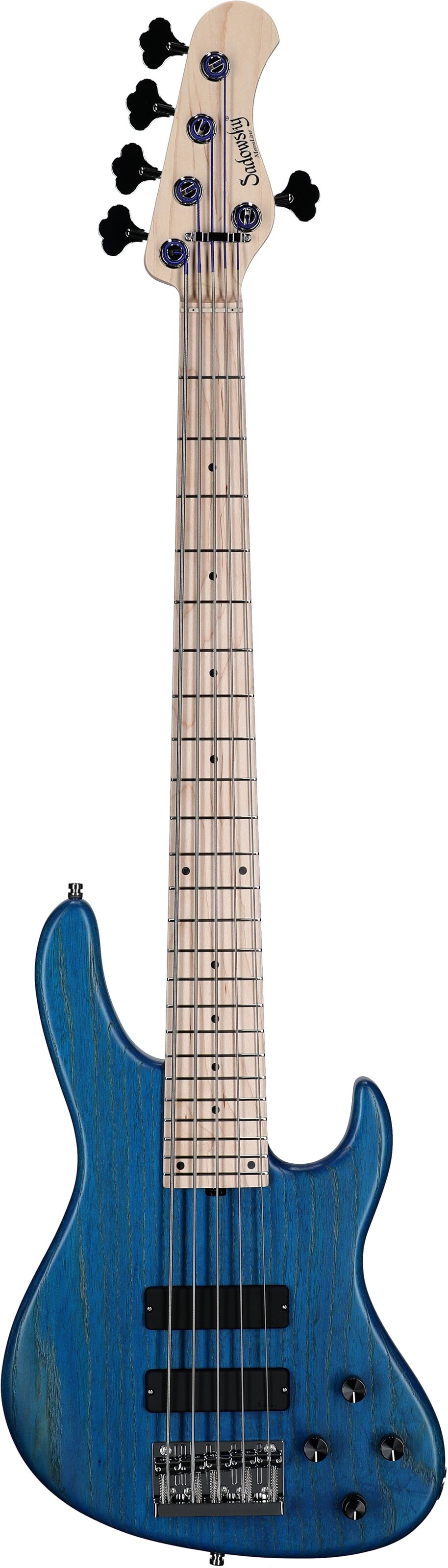 Sadowsky MetroLine 24-fret Modern Bass, 5-String (with Gig Bag), Ocean Blue, Serial Number SML D 004175-24, Full Straight Front