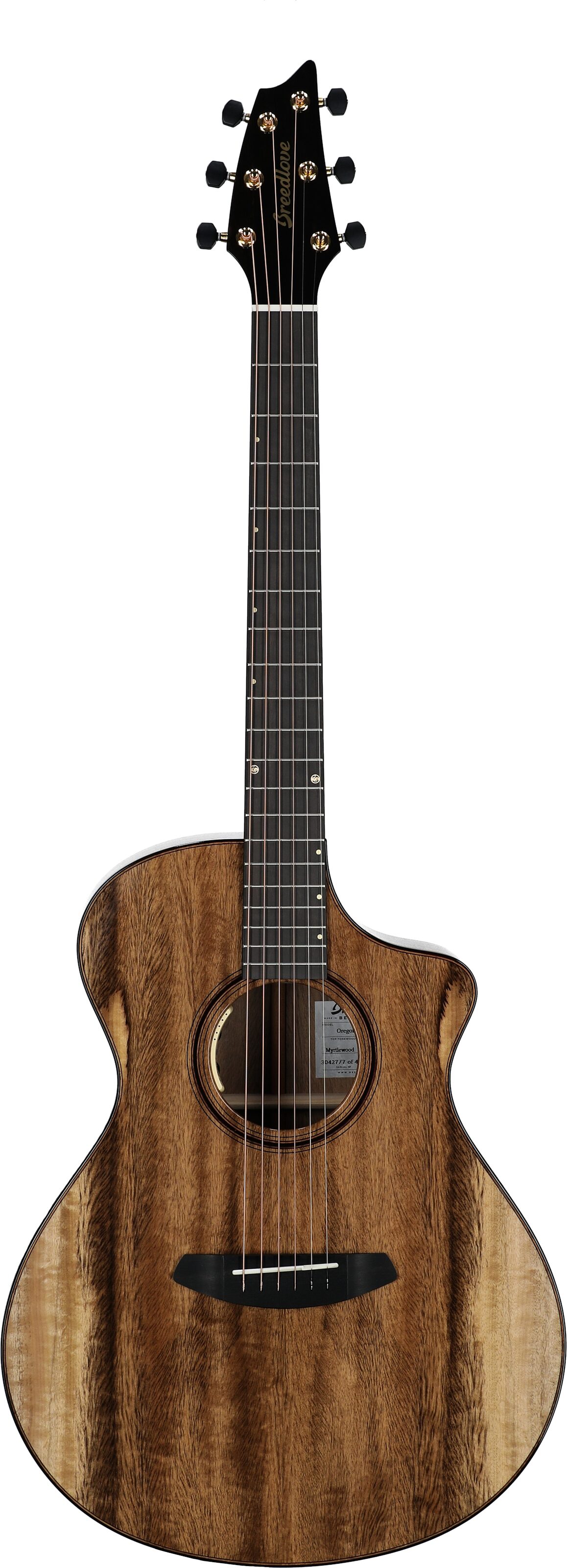 Breedlove Oregon Concert CE Myrtlewood-Myrtlewood SE Acoustic-Electric Guitar (with Case), New, Serial Number 30427, Full Straight Front