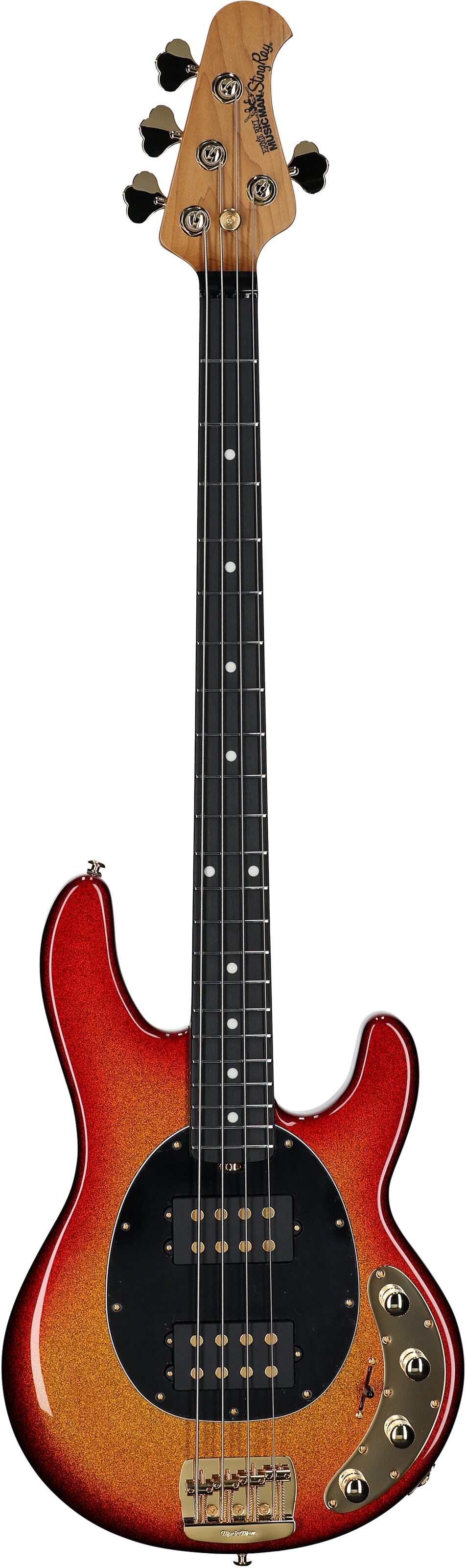 Ernie Ball Music Man StingRay Special HH Electric Bass (with Case), Cherry Punch, Serial Number K06361, Full Straight Front