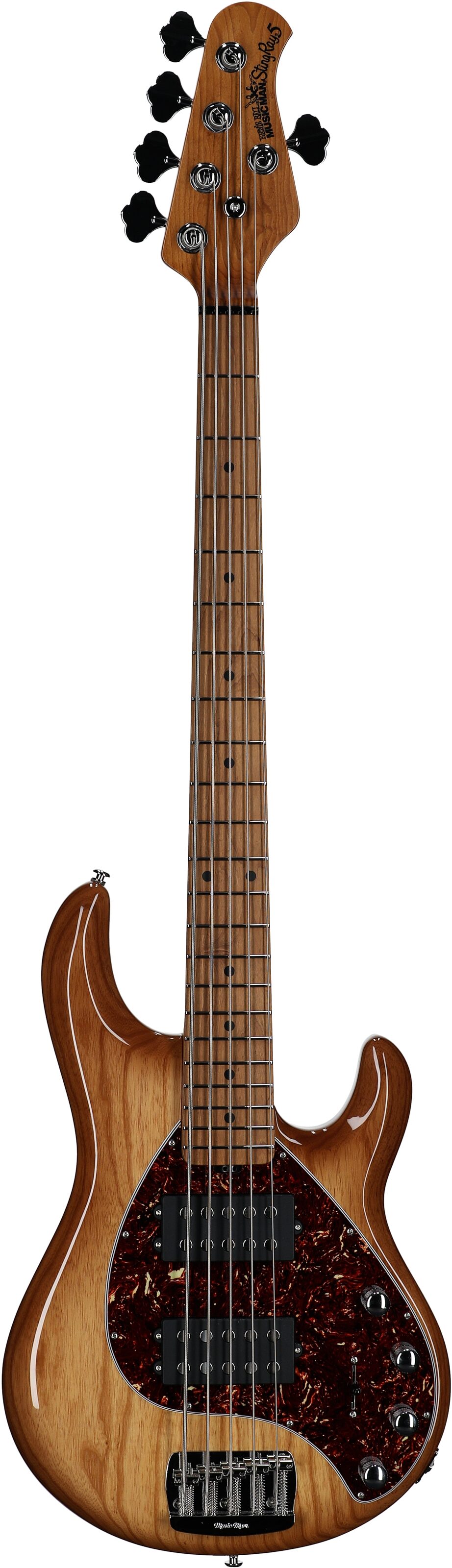 Ernie Ball Music Man StingRay 5 Special HH Electric Bass (with Case), Hot Honey, Serial Number K06091, Full Straight Front