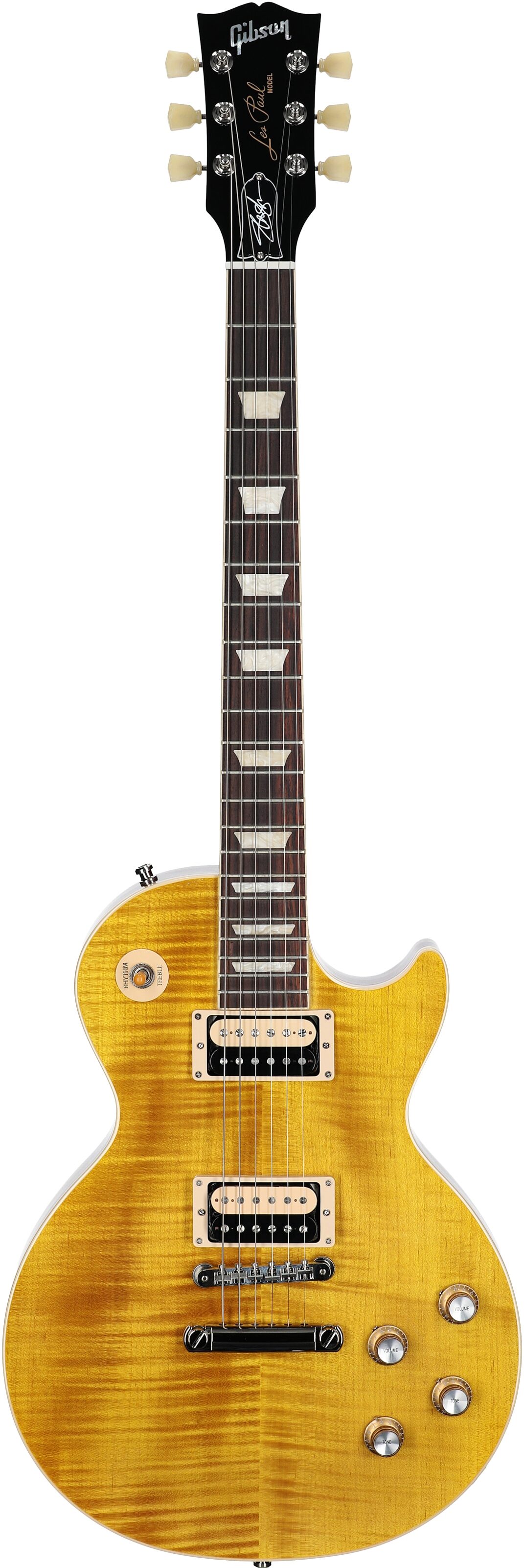 Gibson Slash Les Paul Standard Electric Guitar (with Case), Appetite Amber, Serial Number 224840302, Full Straight Front