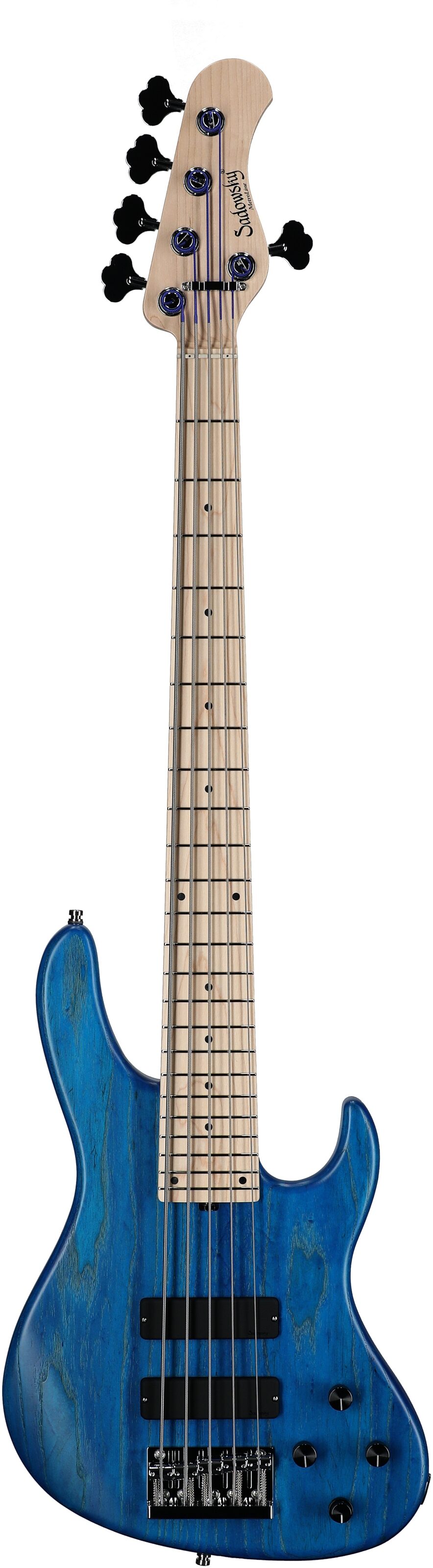 Sadowsky MetroLine 24-fret Modern Bass, 5-String (with Gig Bag), Ocean Blue, Serial Number SML F 004385-24, Full Straight Front