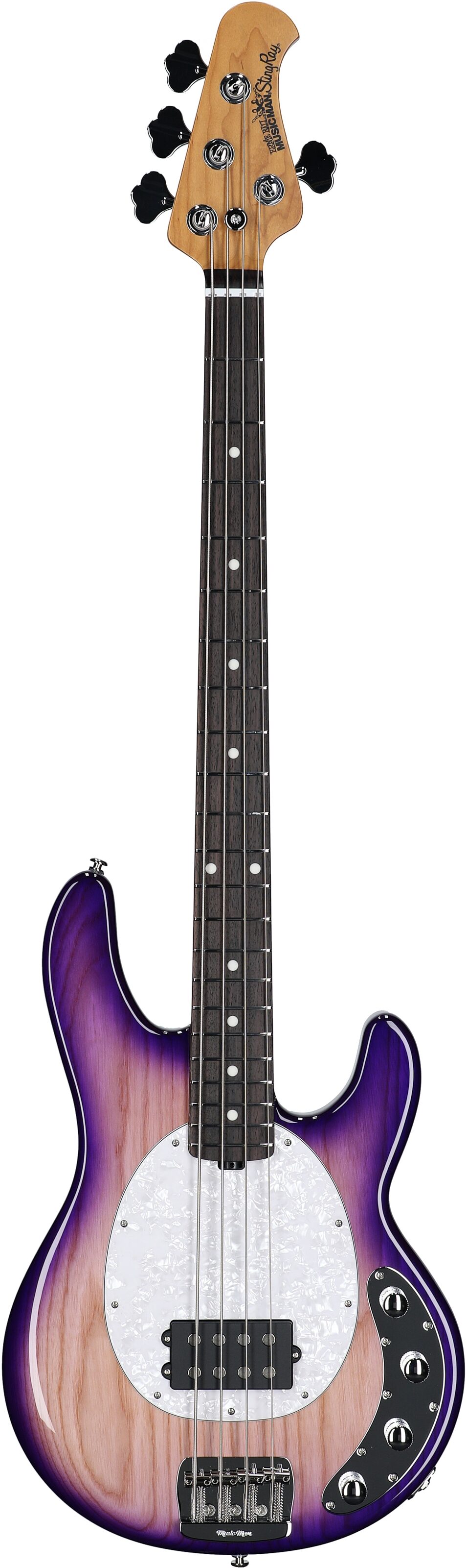 Ernie Ball Music Man StingRay Special Electric Bass (with Mono Case), Purple Sunset, Serial Number K05793, Full Straight Front