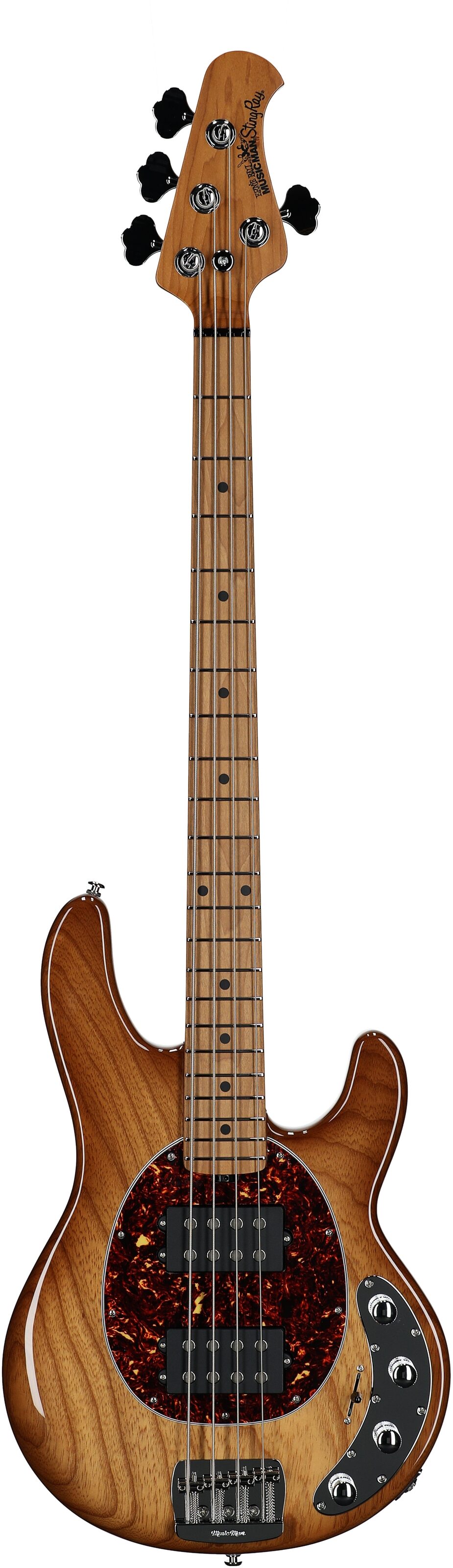 Ernie Ball Music Man StingRay Special HH Electric Bass (with Case), Hot Honey, Serial Number K06297, Full Straight Front