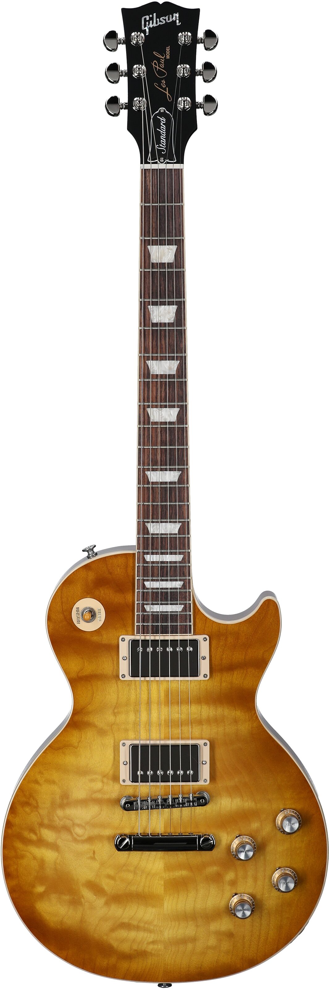Gibson Exclusive Les Paul Standard 60s AAA Electric Guitar, Quilted Honeyburst, Serial Number 202550042, Full Straight Front