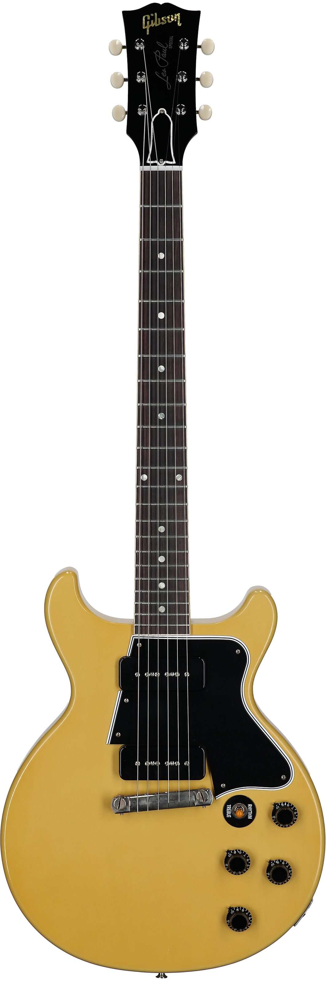 Gibson Custom 1960 Les Paul Special Double Cut Electric Guitar (with Case), TV Yellow, Serial Number 05010, Full Straight Front