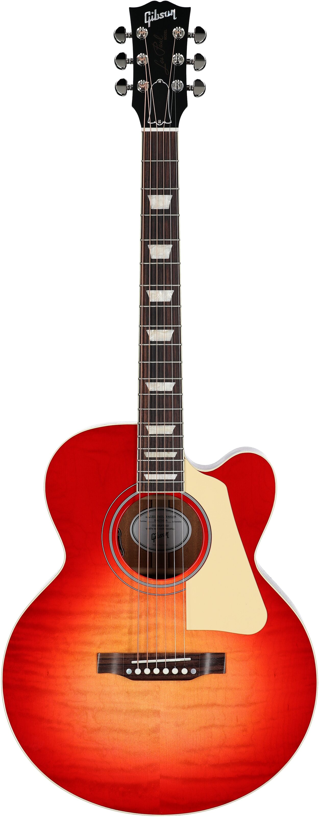 Gibson Les Paul Parlor Acoustic-Electric Guitar (with Case), Vintage Cherry Sunburst, Serial Number 20625034, Full Straight Front