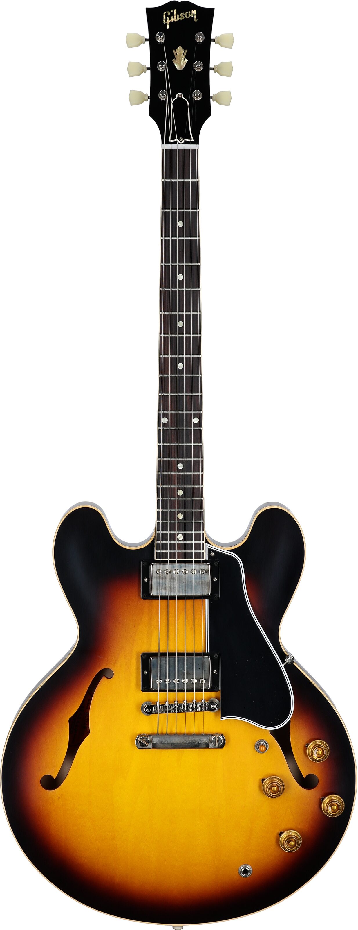 Gibson Custom 1959 ES-335 Reissue VOS Electric Guitar (with Case), Vintage Burst, Serial Number A940440, Full Straight Front