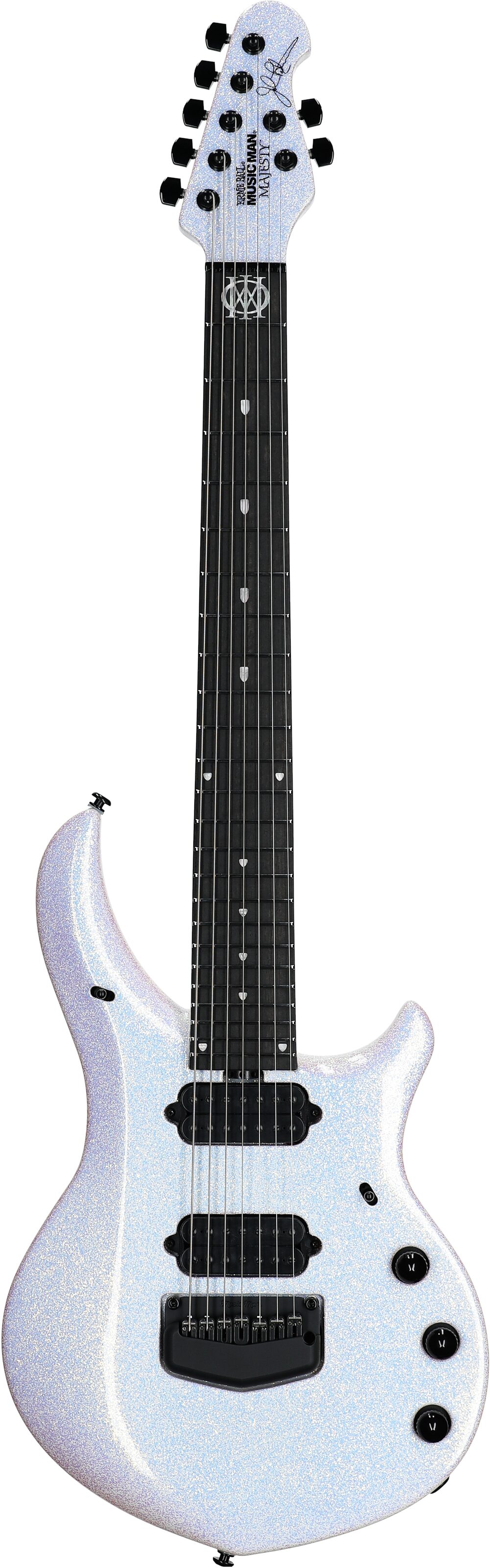 Ernie Ball Music Man Majesty 7 Electric Guitar, 7-String (with Mono Gig Bag), Her Majesty's Request, Serial Number M08751, Full Straight Front