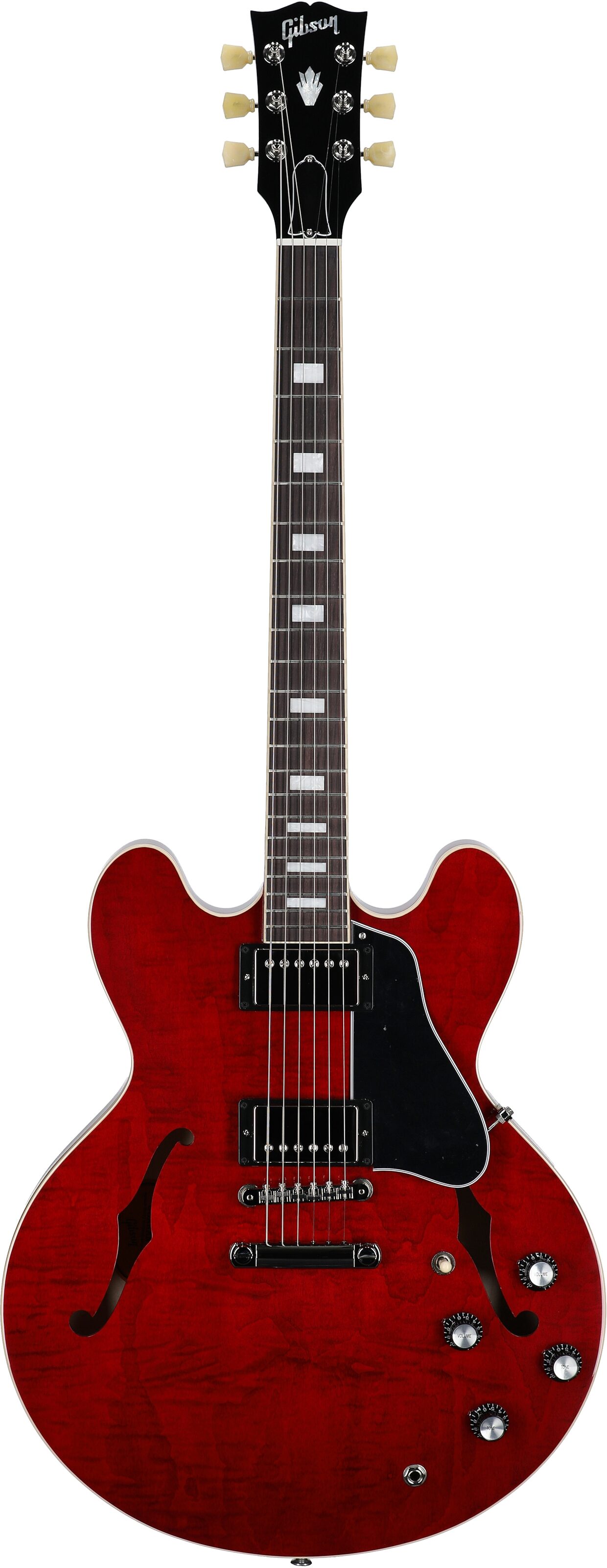 Gibson ES-335 Figured Electric Guitar (with Case), Sixties Cherry, Serial Number 207850052, Full Straight Front