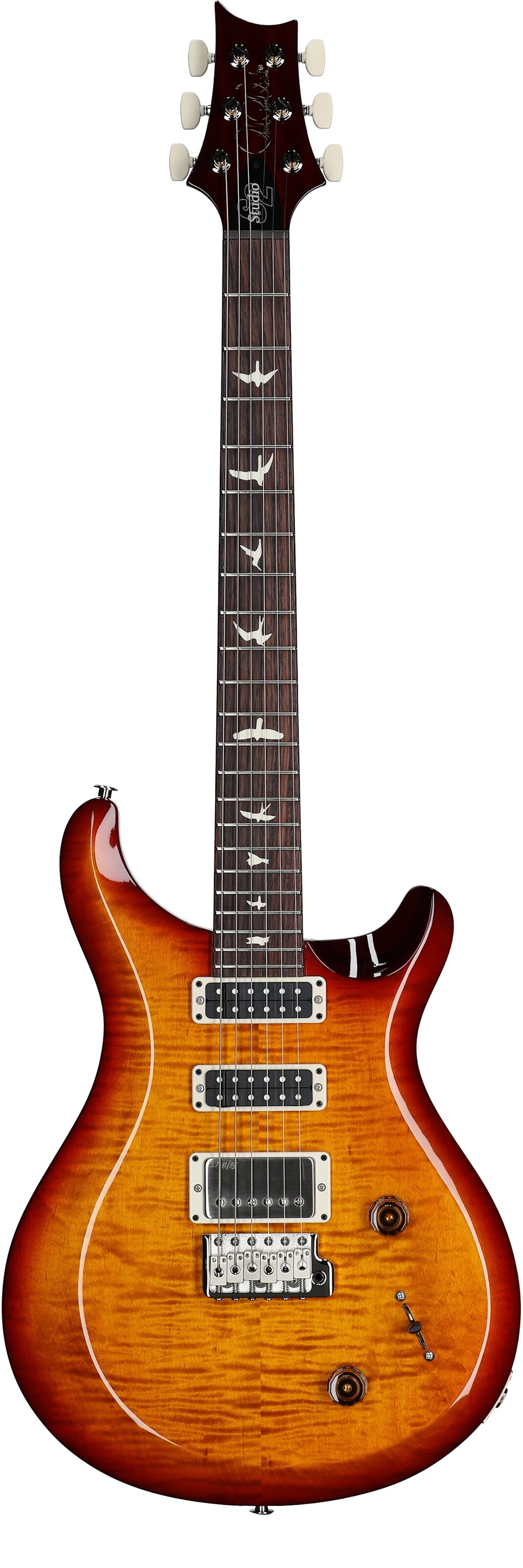 PRS Paul Reed Smith S2 Studio Electric Guitar, Dark Cherry Sunburst, Serial Number S2080978, Full Straight Front