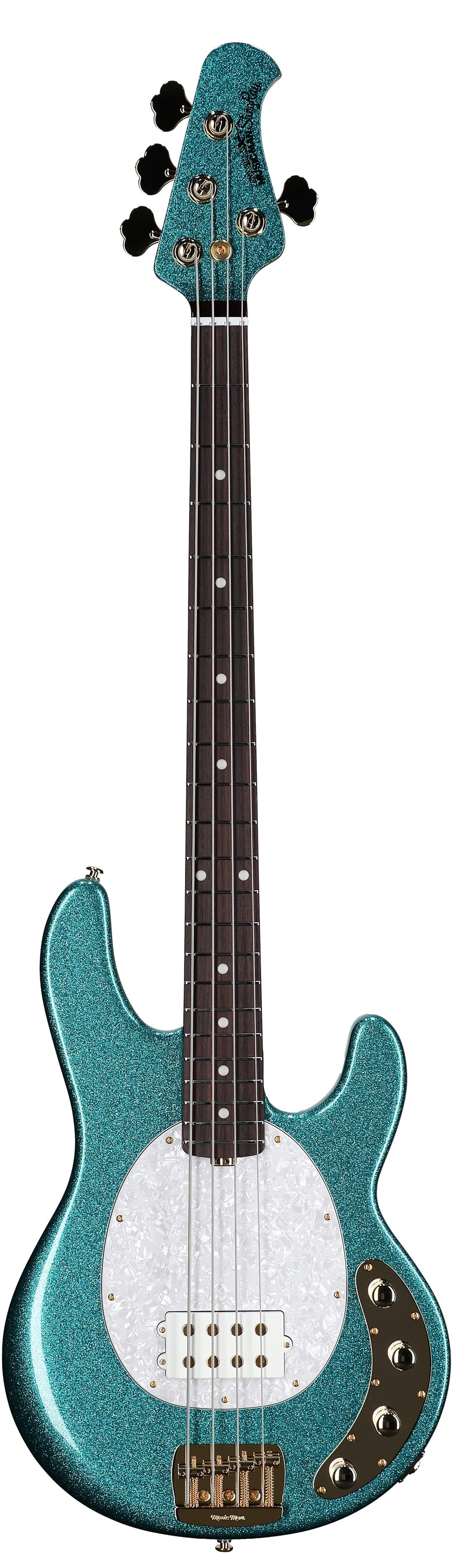 Ernie Ball Music Man StingRay Special Electric Bass (with Mono Case), Ocean Sparkle, Serial Number K06317, Full Straight Front