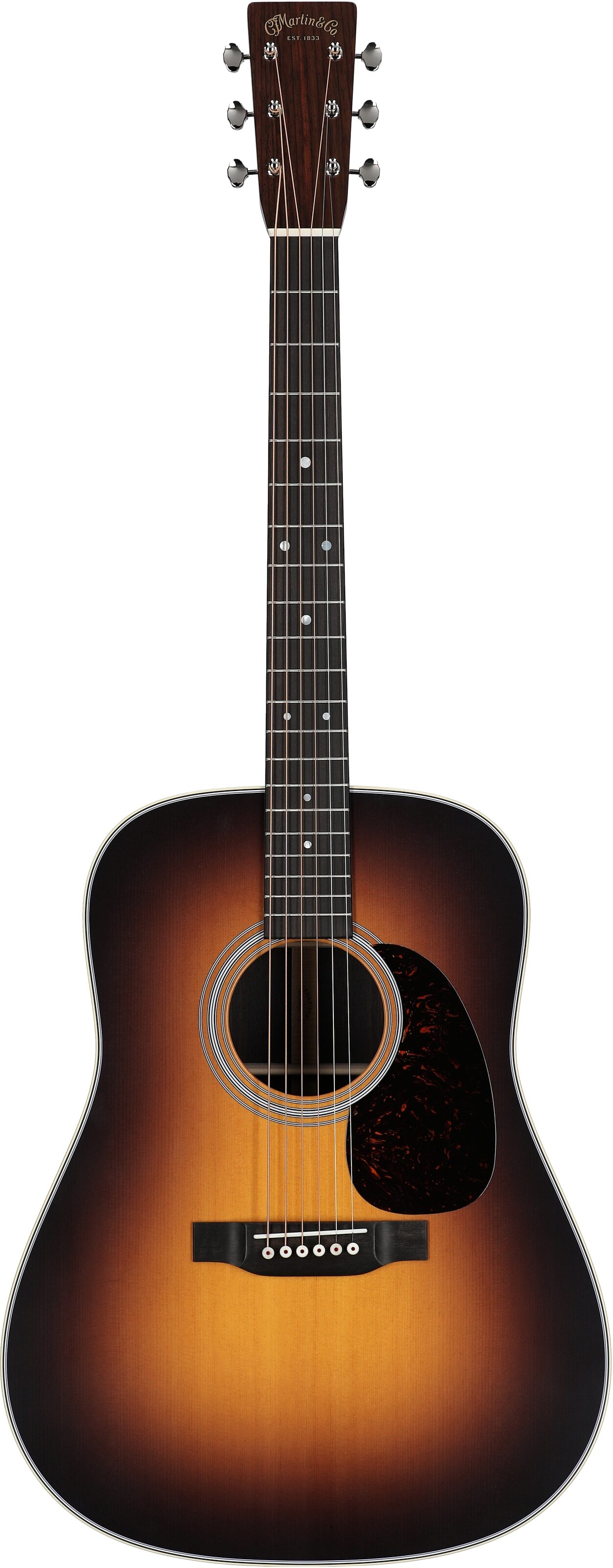 Martin D-28 Satin Acoustic Guitar (with Case), Burst, Serial Number M2939889, Full Straight Front