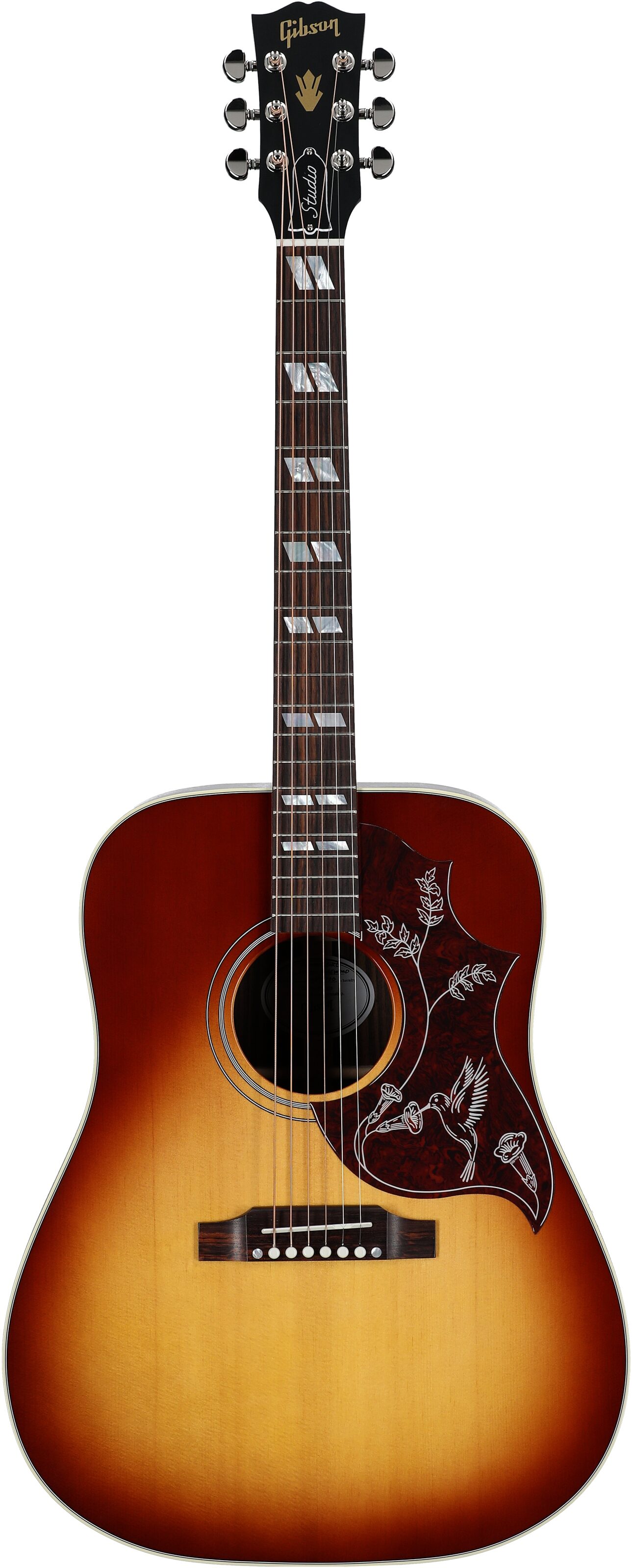 Gibson Hummingbird Studio Rosewood Acoustic-Electric Guitar, Rosewood Burst, Serial Number 20875100, Full Straight Front