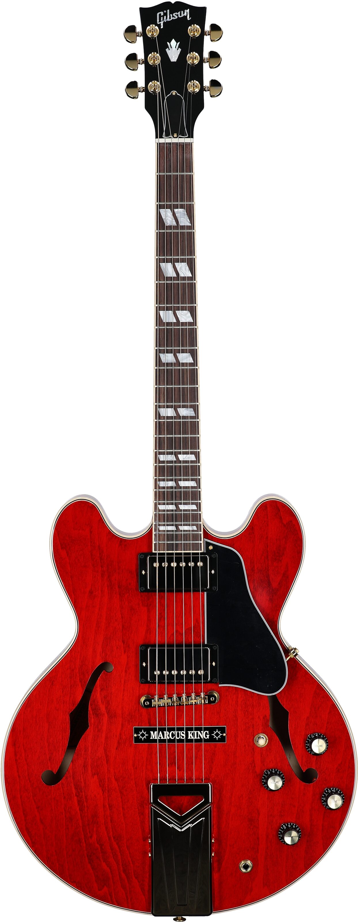 Gibson Marcus King ES-345 Electric Guitar (with Case), '60s Cherry, Serial Number 211450144, Full Straight Front