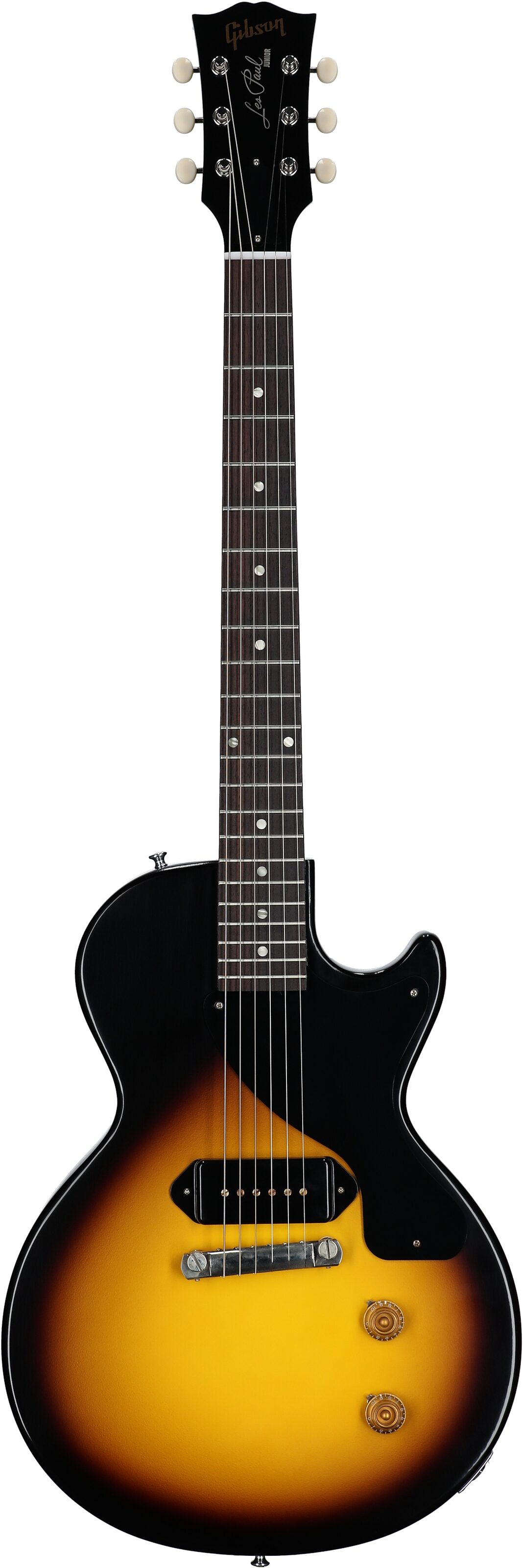 Gibson Custom 1957 Les Paul Junior Reissue Electric Guitar (with Case), Vintage Sunburst, Serial Number 75757, Full Straight Front