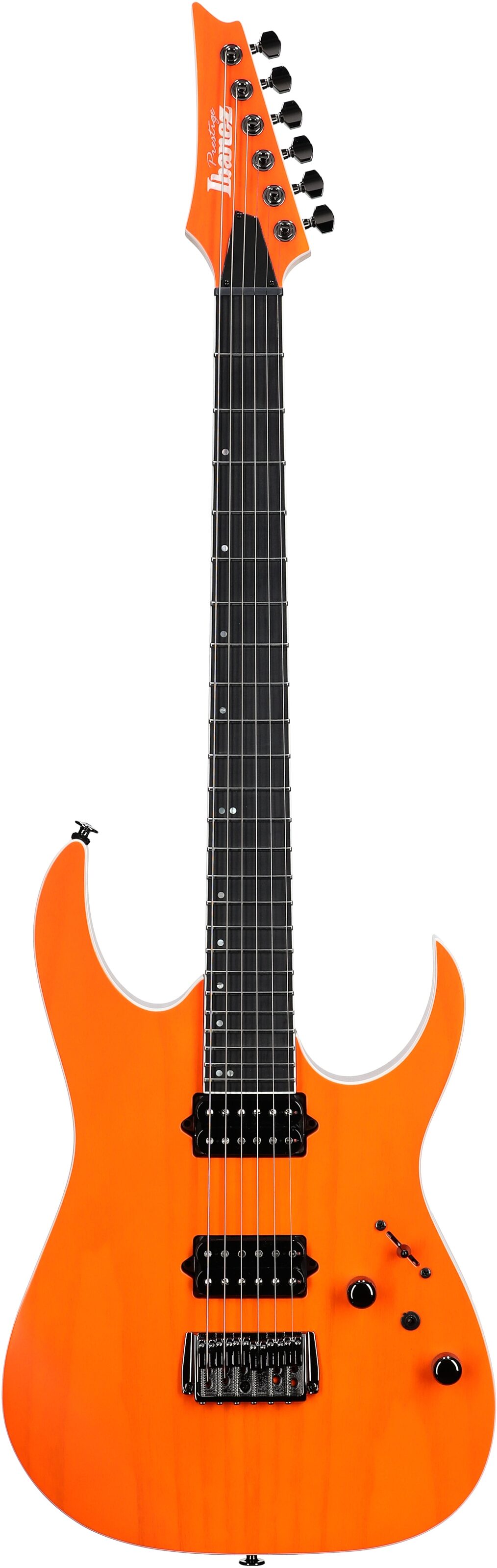 Ibanez RGR5221 Prestige Electric Guitar (with Case), Transparent Fluorescent Orange, Serial Number 210002F2513175, Full Straight Front