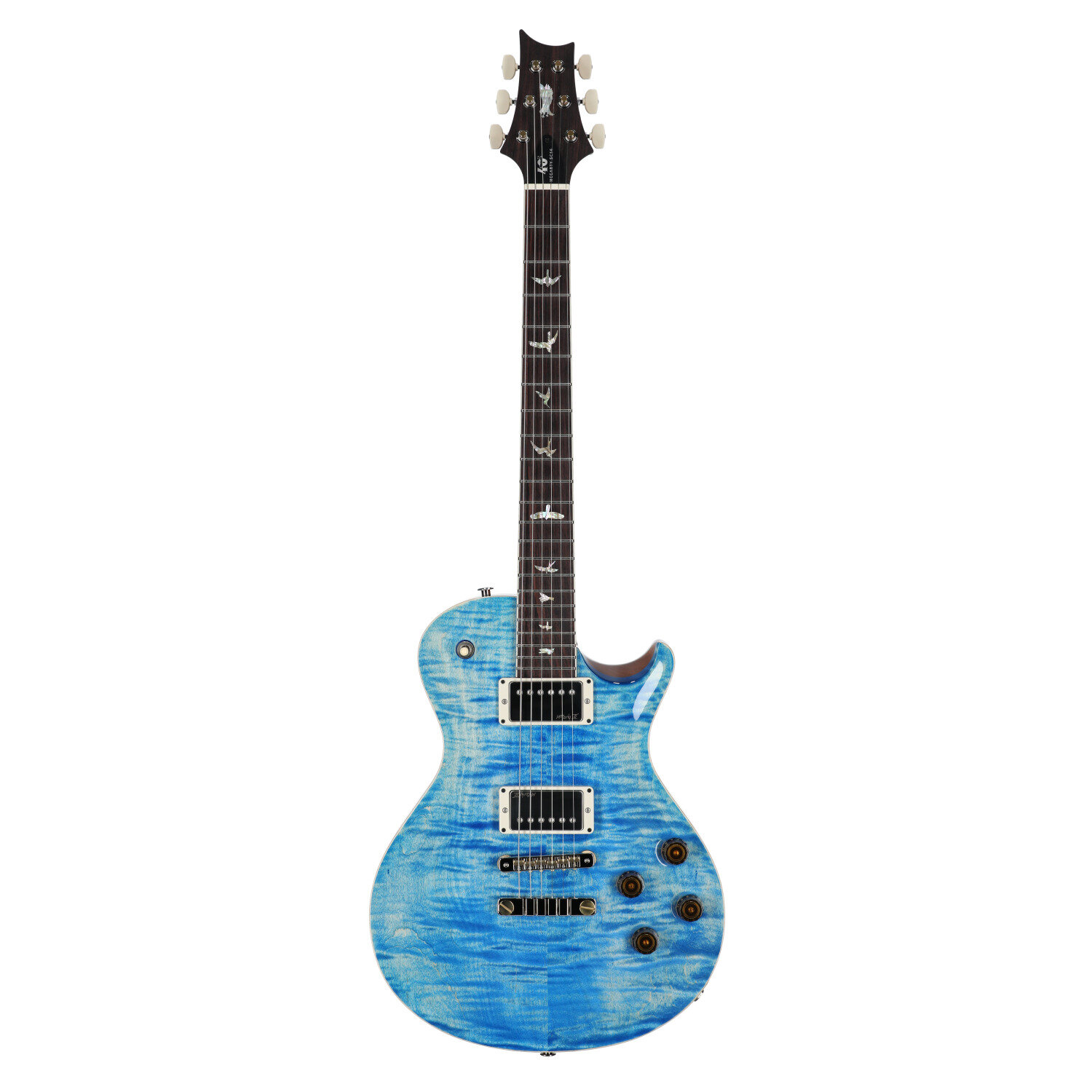 PRS Paul Reed Smith 40th Anniversary McCarty SC56 Limited Edition Electric Guitar, Faded Blue Jean, Serial Number 0406560, Full Straight Front