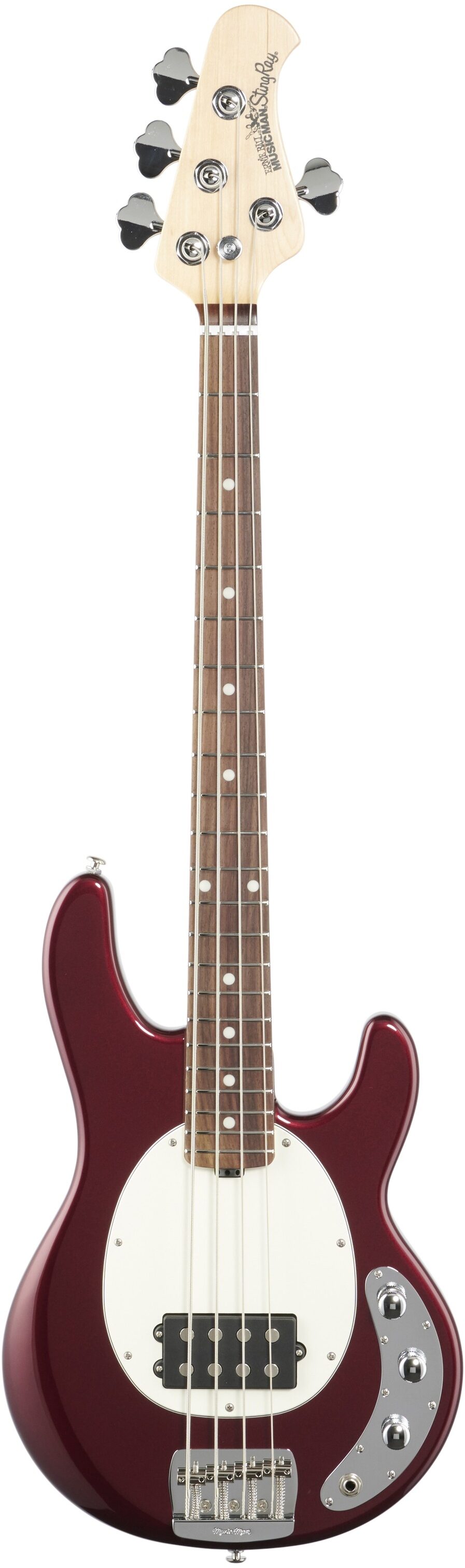 Ernie Ball Music Man Short Scale StingRay Electric Bass (with Case), Full Straight Front