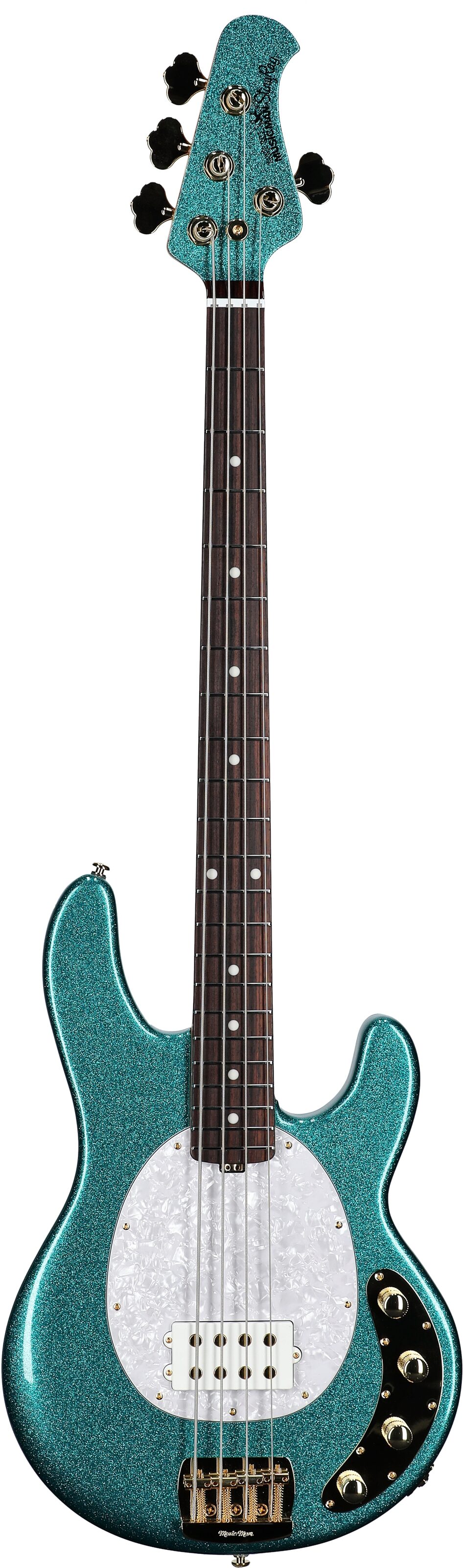 Ernie Ball Music Man StingRay Special Electric Bass (with Mono Case), Ocean Sparkle, Full Straight Front