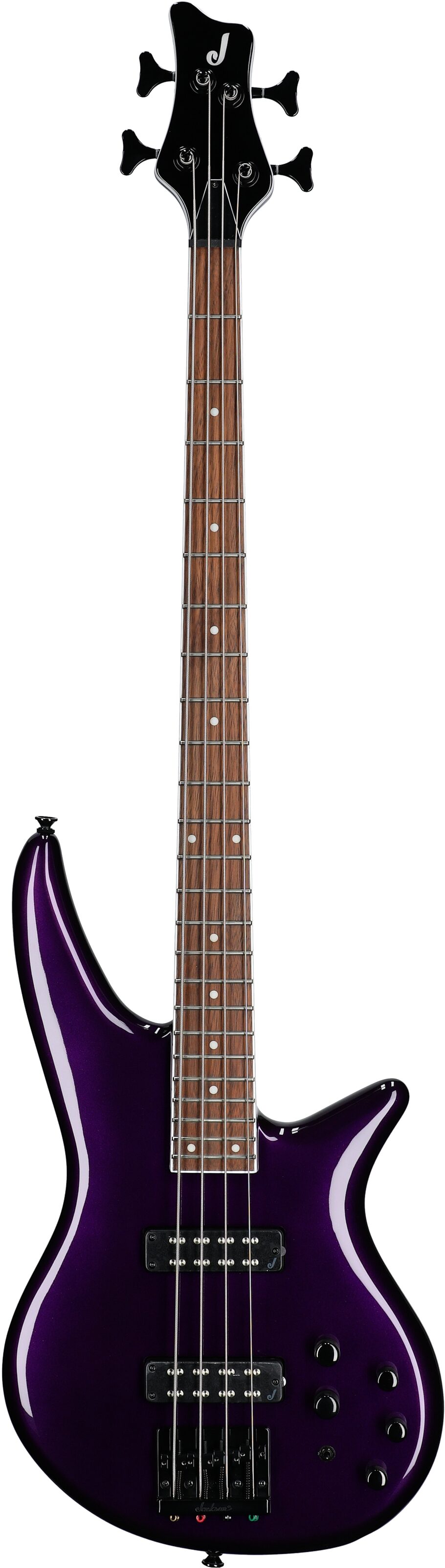 Jackson X Series Spectra SBX IV Electric Bass, Deep Purple, Full Straight Front