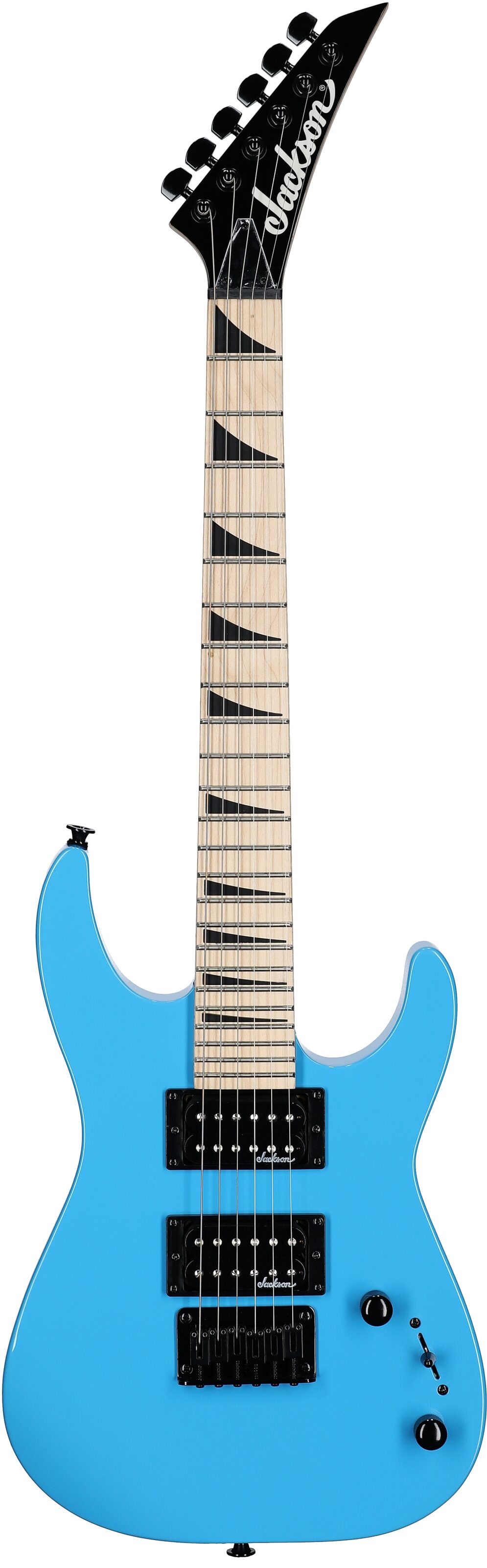 Jackson JS Series Dinky Minion JS1X 2/3-Scale Electric Guitar, Infinity Blue, Full Straight Front