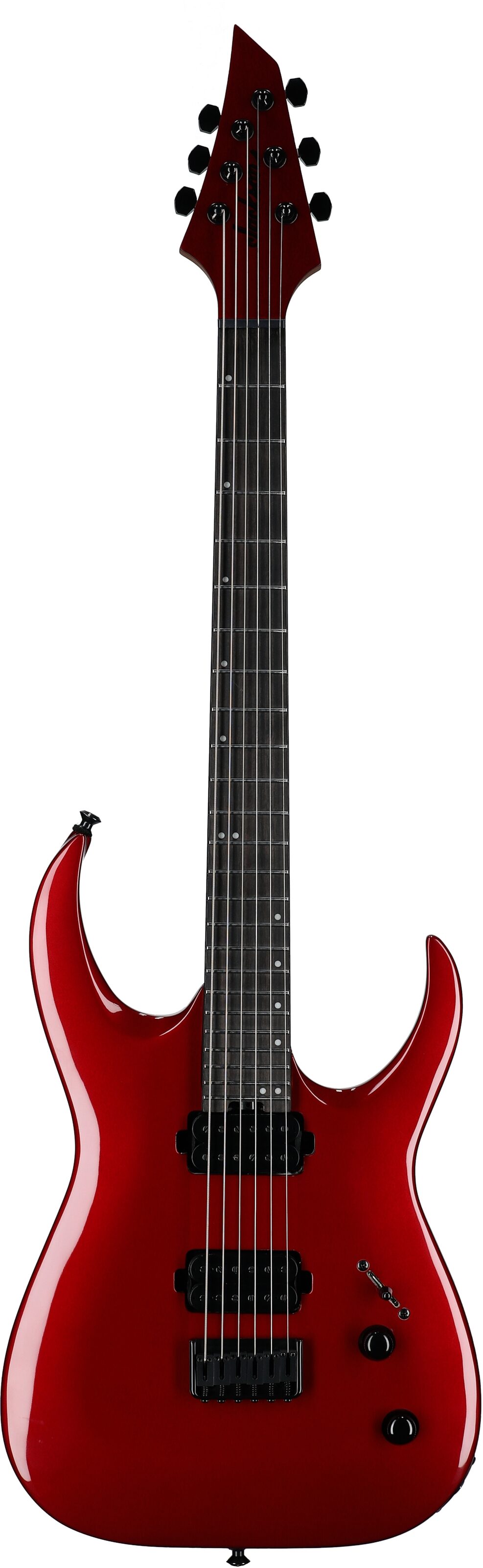 Jackson Pro Series Signature Misha Mansoor Juggernaut HT6 Electric Guitar, Caramelized Maple Fingerboard, Red Crystal, Full Straight Front