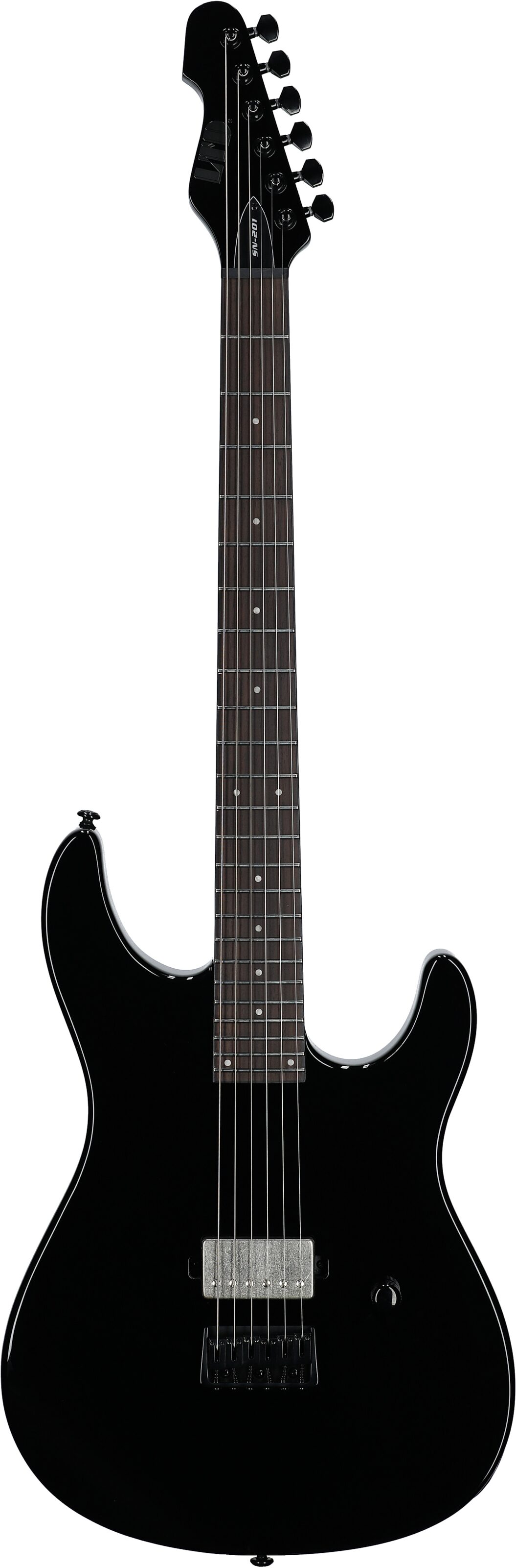 ESP LTD SN-201HT Electric Guitar, Black, Full Straight Front