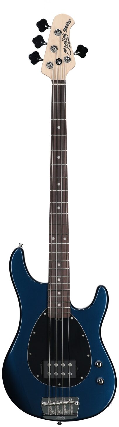 Sterling by Music Man SB14 Electric Bass, Blue Pearl, Full Straight Front