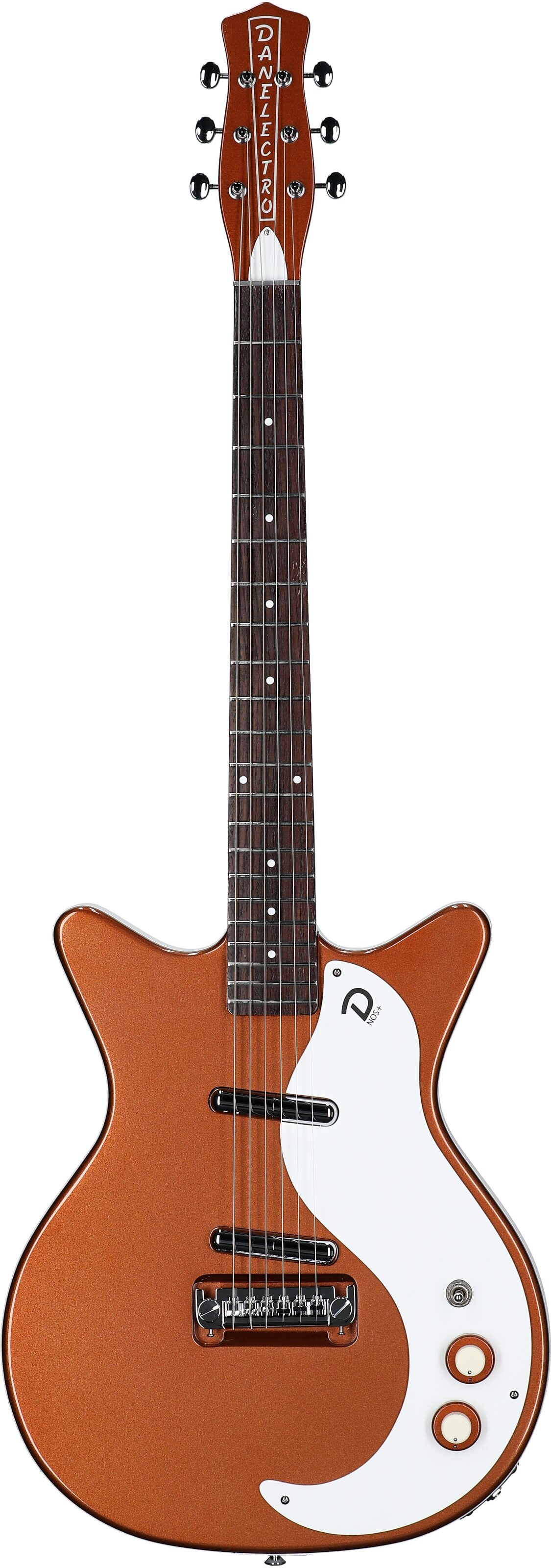 Danelectro '59 MOD NOS Electric Guitar, Copper, Full Straight Front