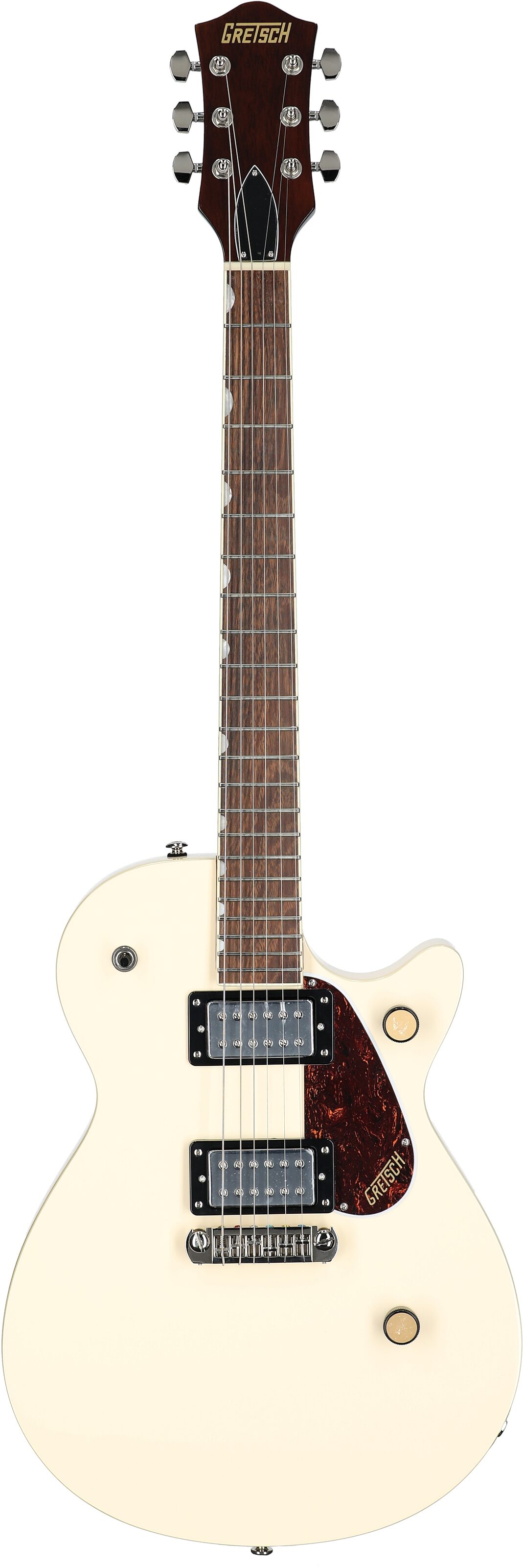 Gretsch Streamliner Jet Club Electric Guitar, Vintage White, Full Straight Front