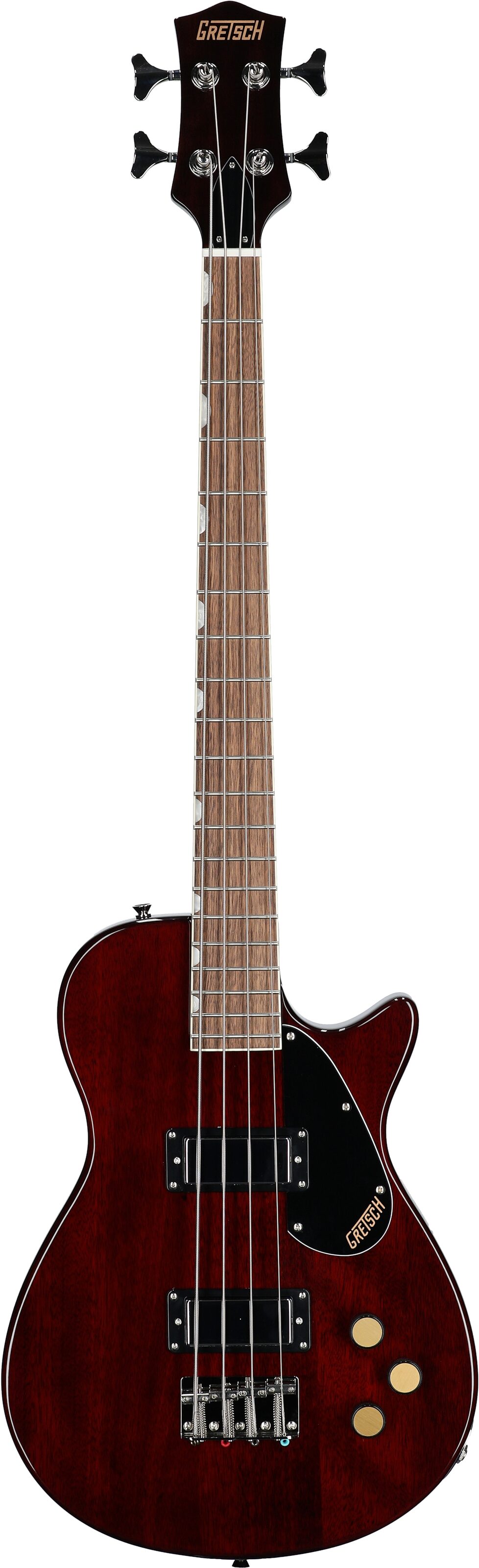 Gretsch Streamliner Jet Club Electric Bass, Walnut Stain, Full Straight Front