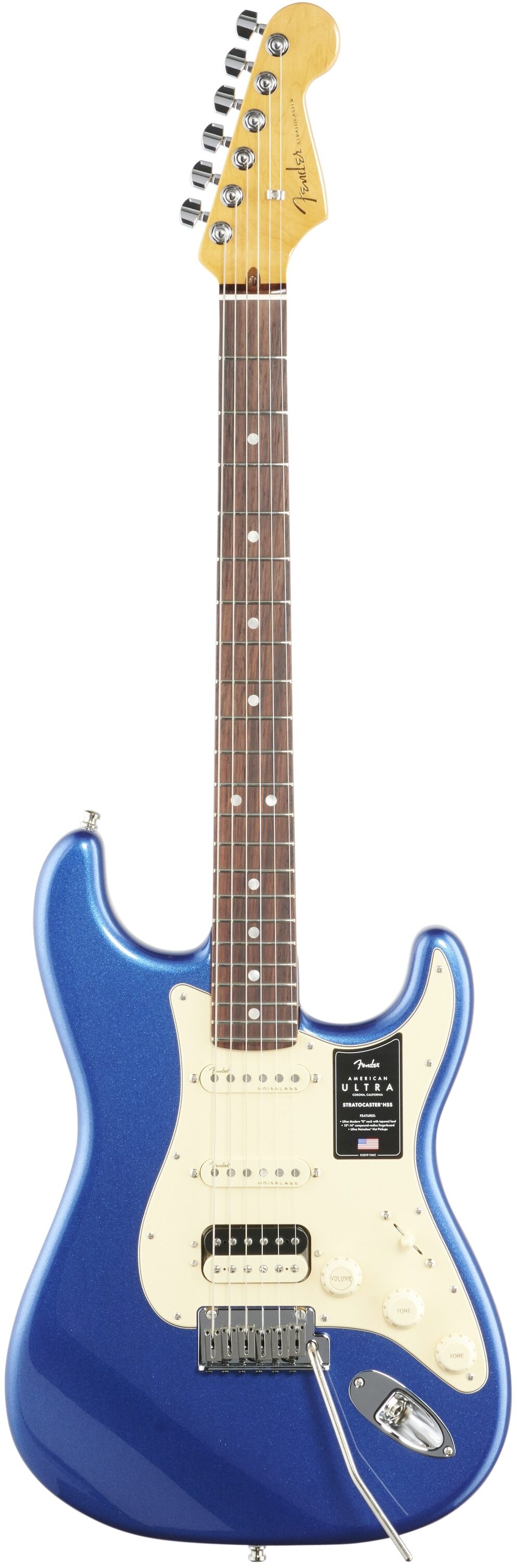 Fender American Ultra Strat HSS Electric Guitar, Rosewood