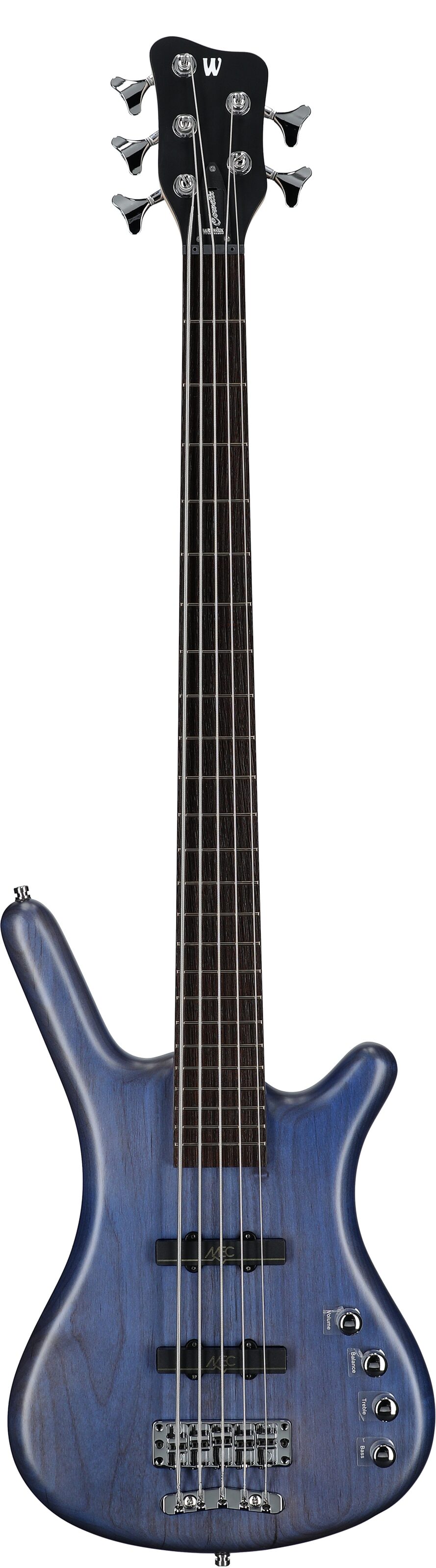 Warwick RockBass Corvette Basic 5 Active Electric Bass, 5-String, Ocean Blue, Full Straight Front