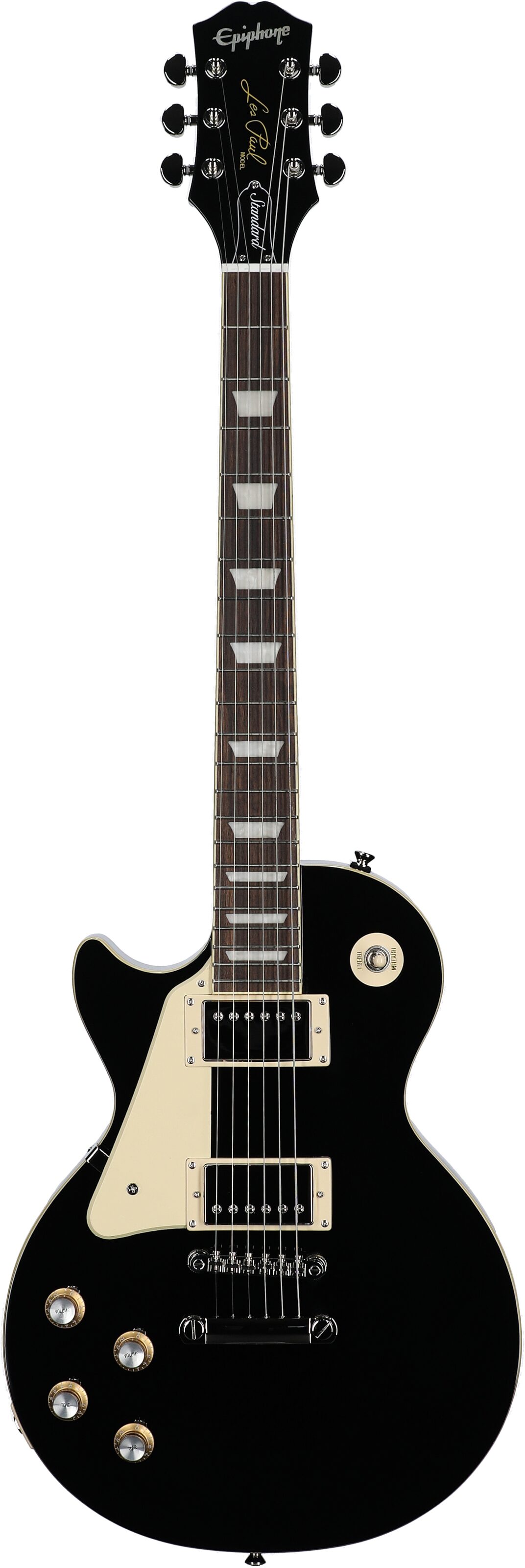 Epiphone Les Paul Standard 60s Electric Guitar, Left-Handed, Ebony, Open Box (Very Good), Full Straight Front