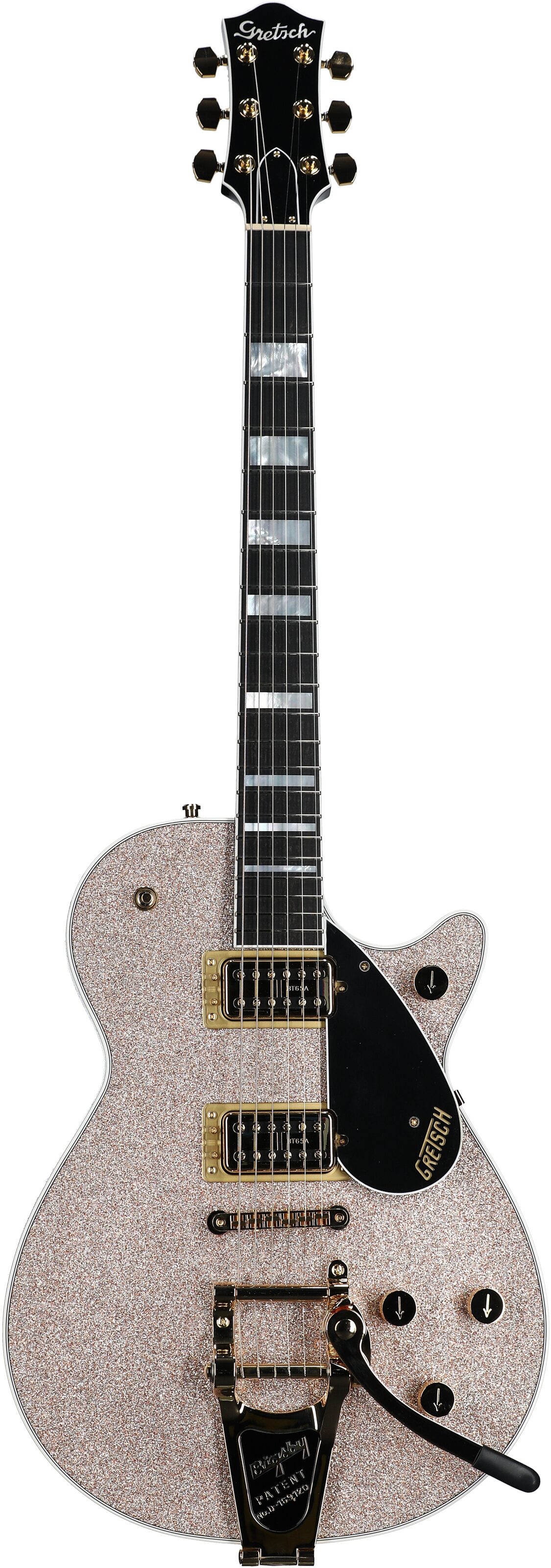 Gretsch G6229TG Limited Edition Sparkle Jet (with Case), Champagne Sparkle, Full Straight Front