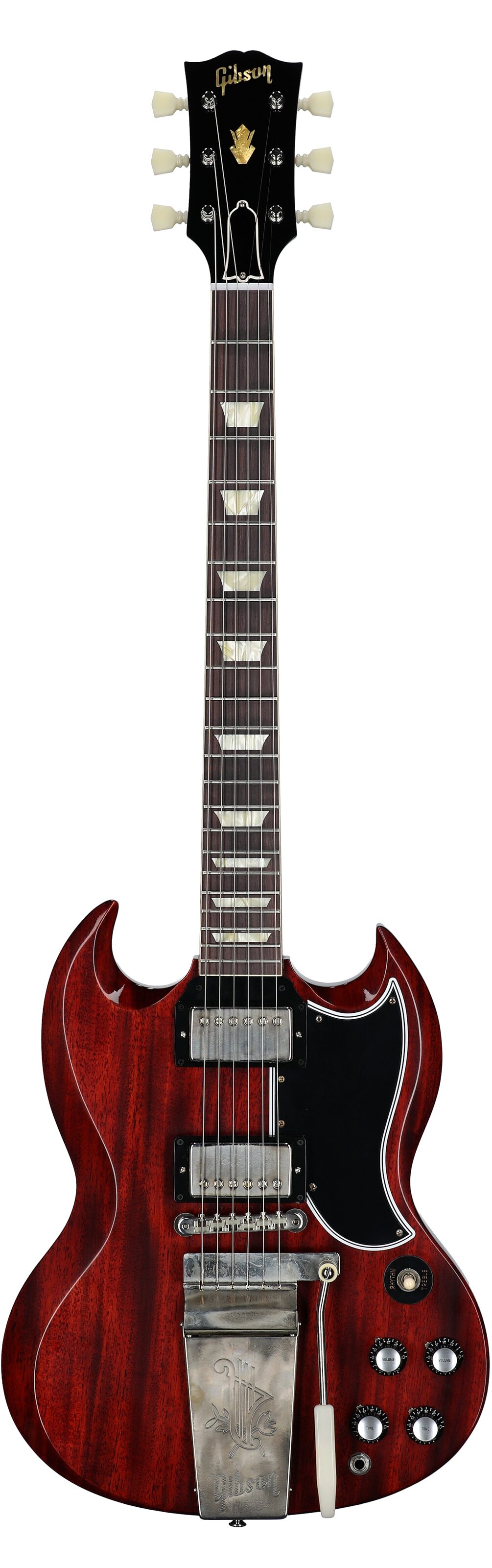 Gibson Custom Shop 1964 SG Standard Maestro Vibrola VOS, (with case), Cherry, Full Straight Front