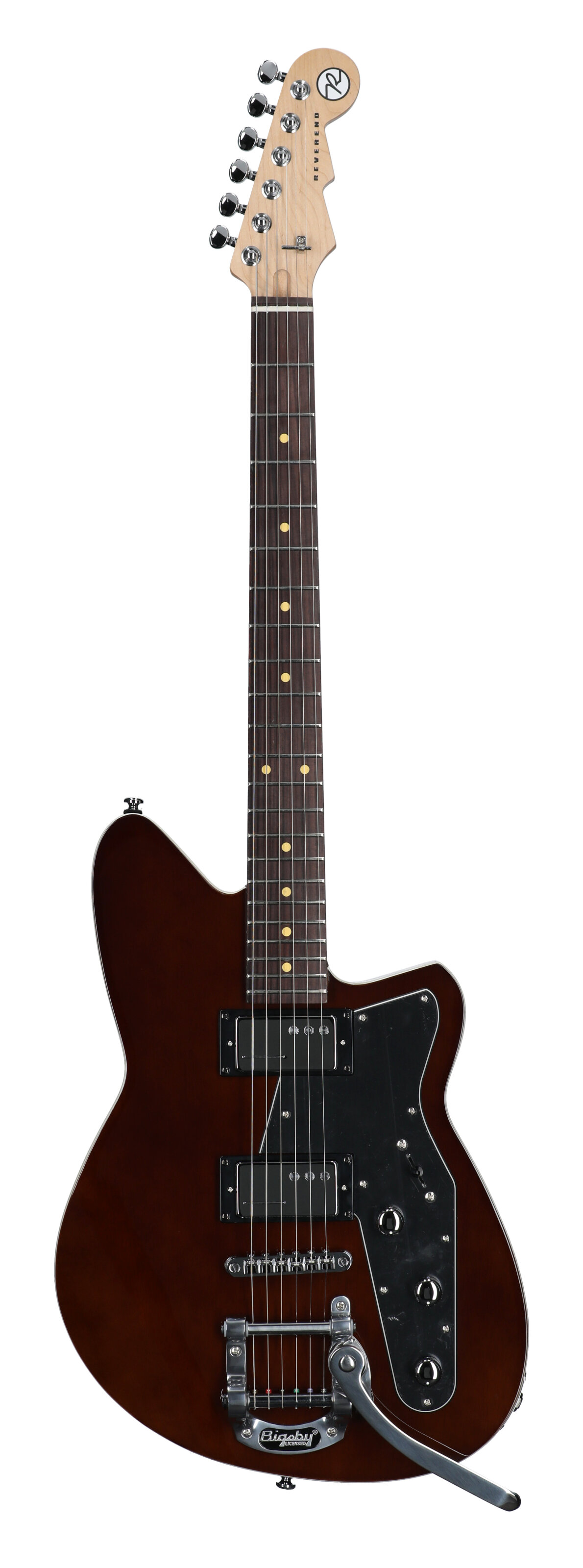 Reverend Jetstream HCB Electric Guitar, Violin Brown, Full Straight Front