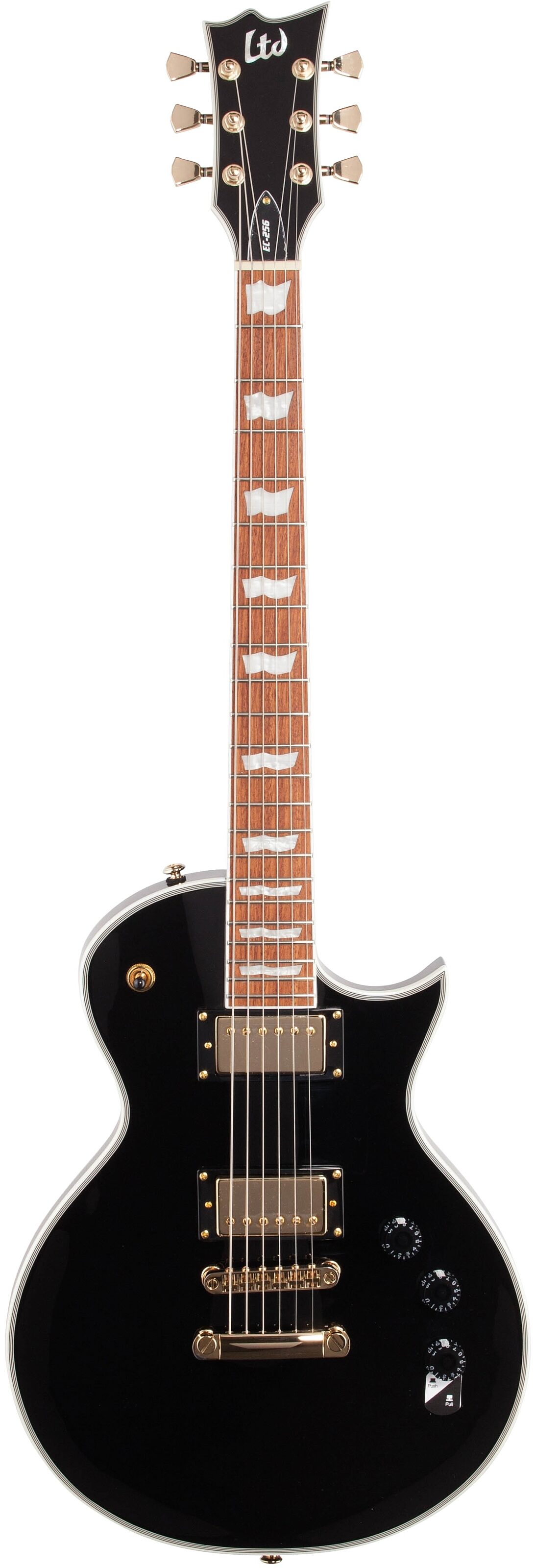 LTD EC-256 - Black with Gold Hardware - Five Star Guitars