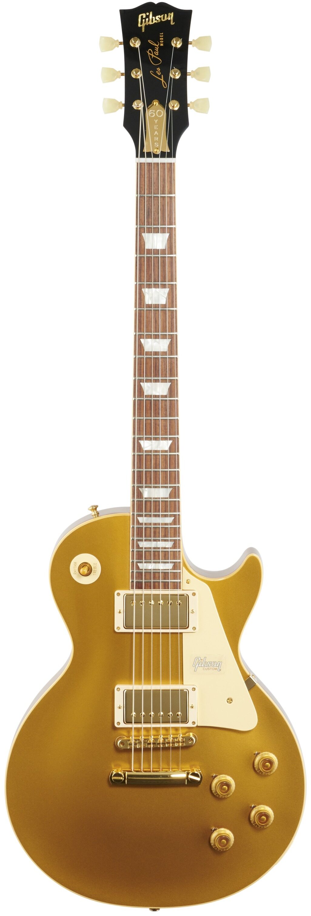 Gibson Custom Shop Limited Edition 60th Anniversary '57 Les Paul Electric Guitar (with Case), Full Straight Front