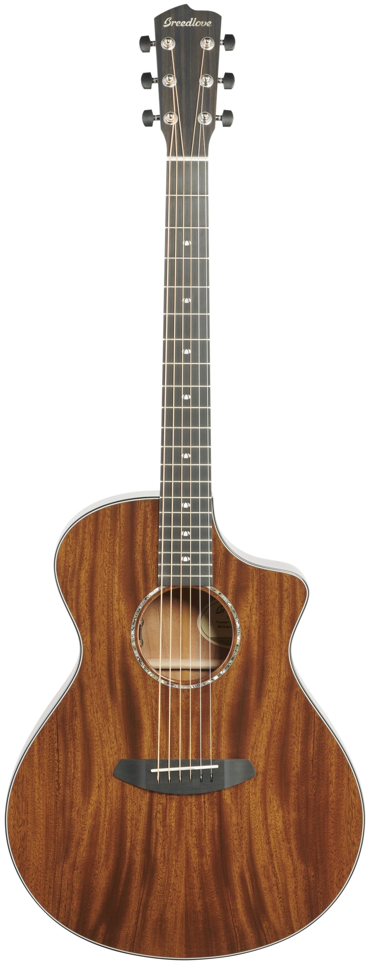 Breedlove Exclusive Premier Concert CE Acoustic-Electric Guitar (with Gig Bag), Full Straight Front